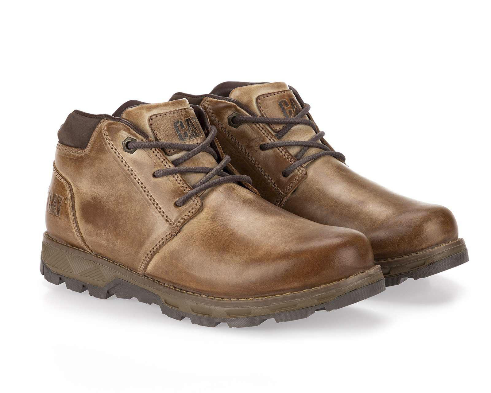 Botas de Trabajo CAT de Piel para Hombre