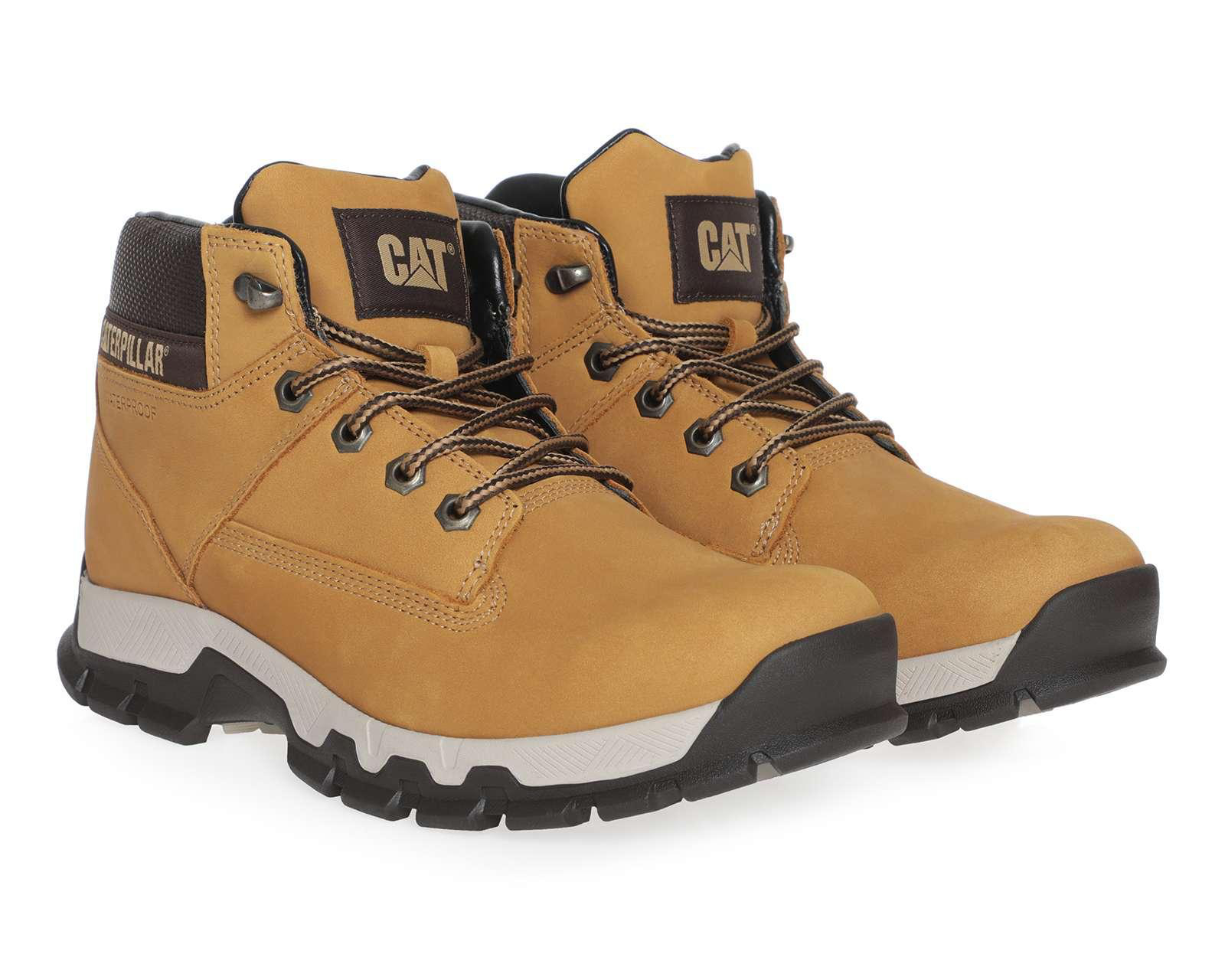 Botas de Trabajo CAT de Piel para Hombre