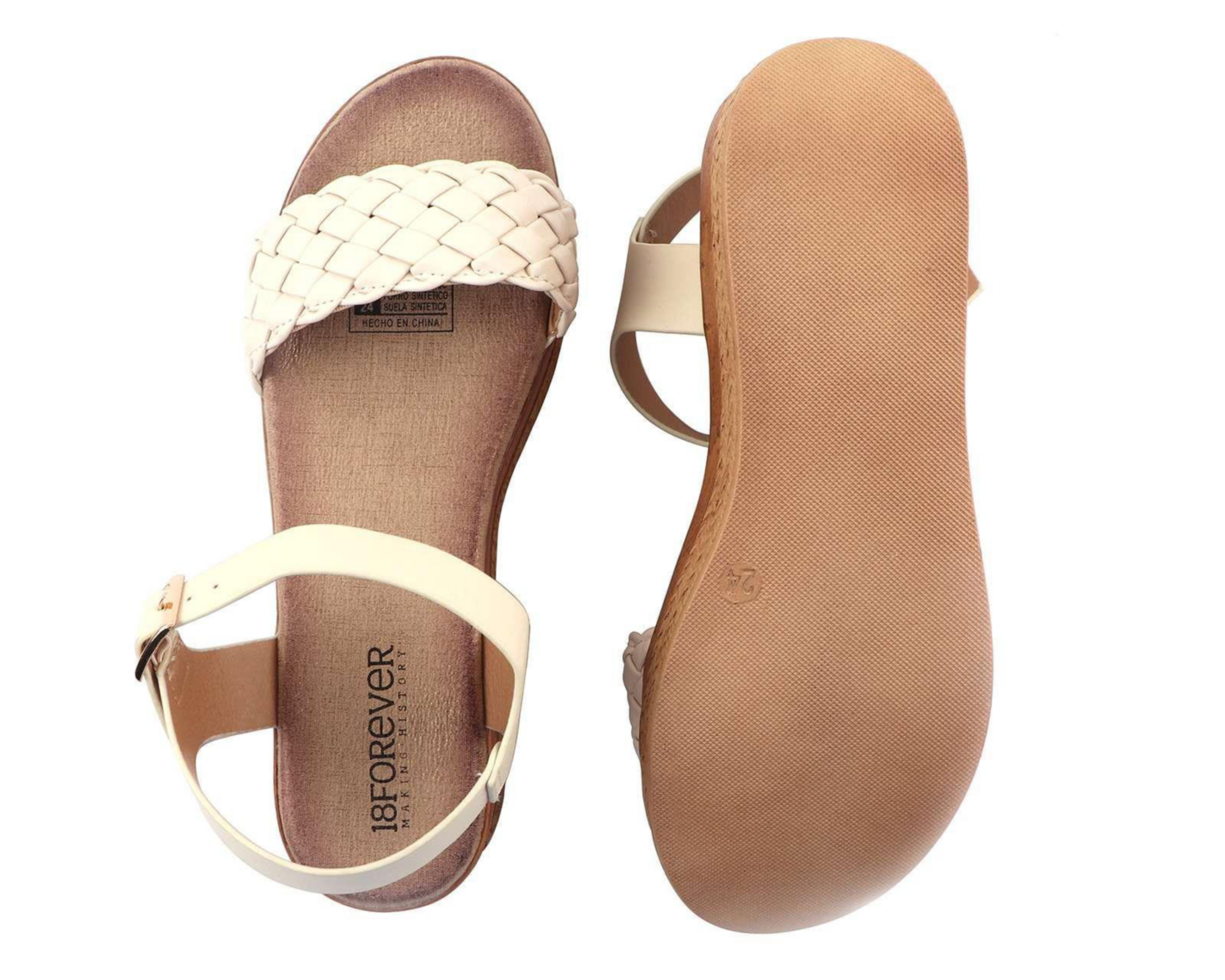 Foto 3 pulgar | Sandalias Casuales 18 Forever para Mujer