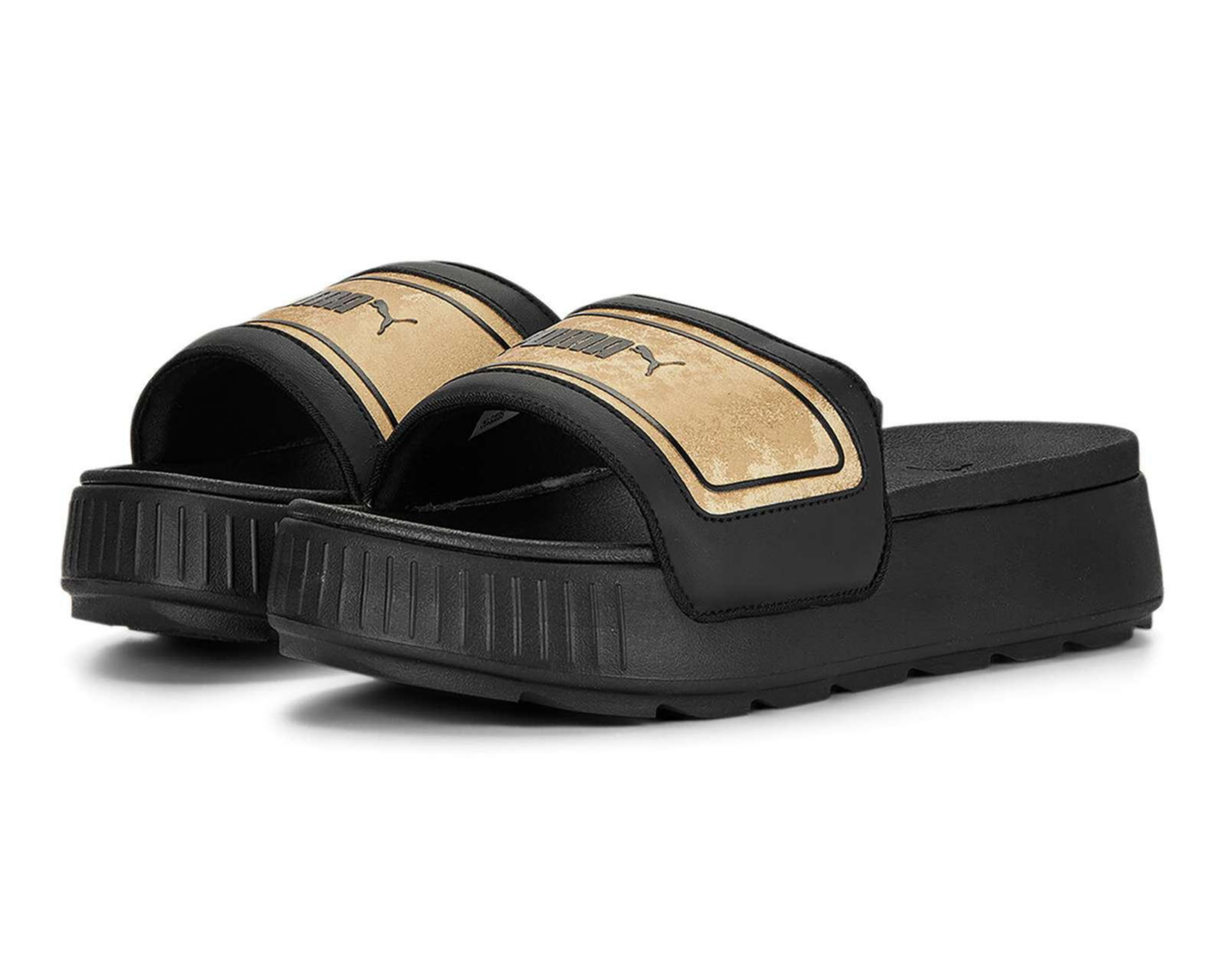 Foto 2 pulgar | Sandalias Puma Karmen Slide Space Metallics para Mujer