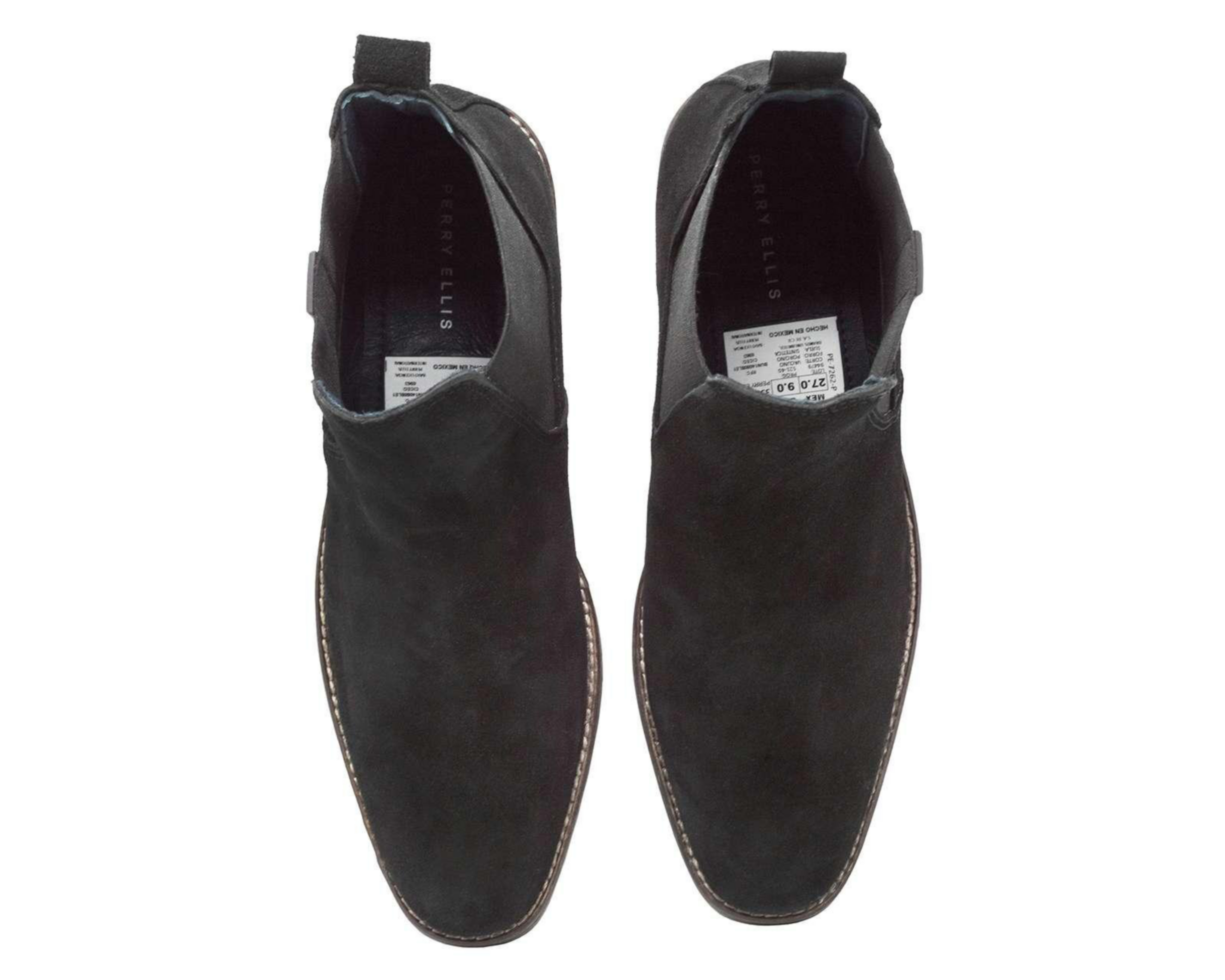 Foto 3 | Botas Casuales Perry Ellis de Piel para Hombre