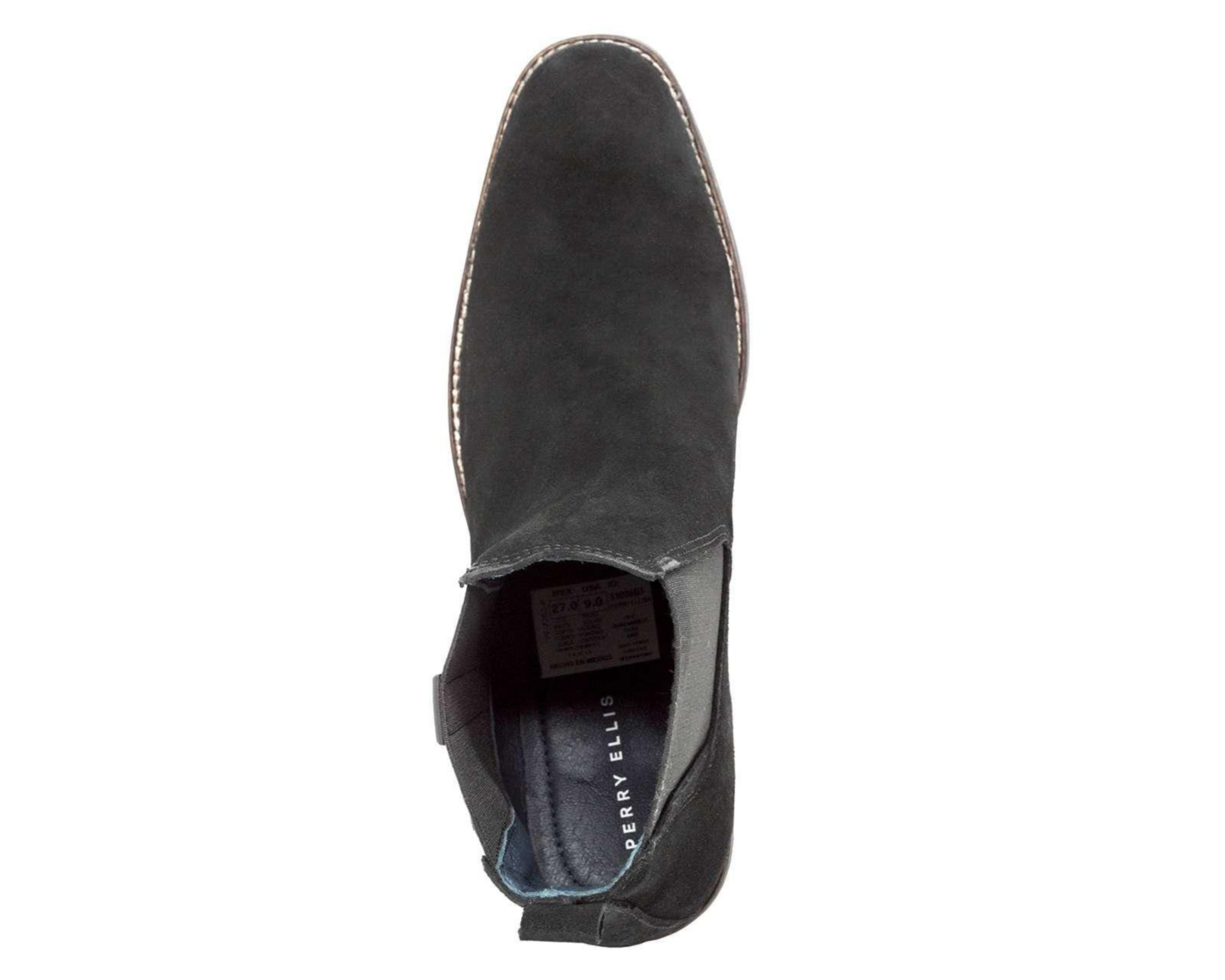 Foto 5 | Botas Casuales Perry Ellis de Piel para Hombre
