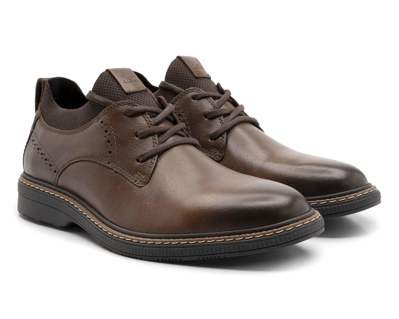 Zapatos Casuales Flexi de Piel para Hombre