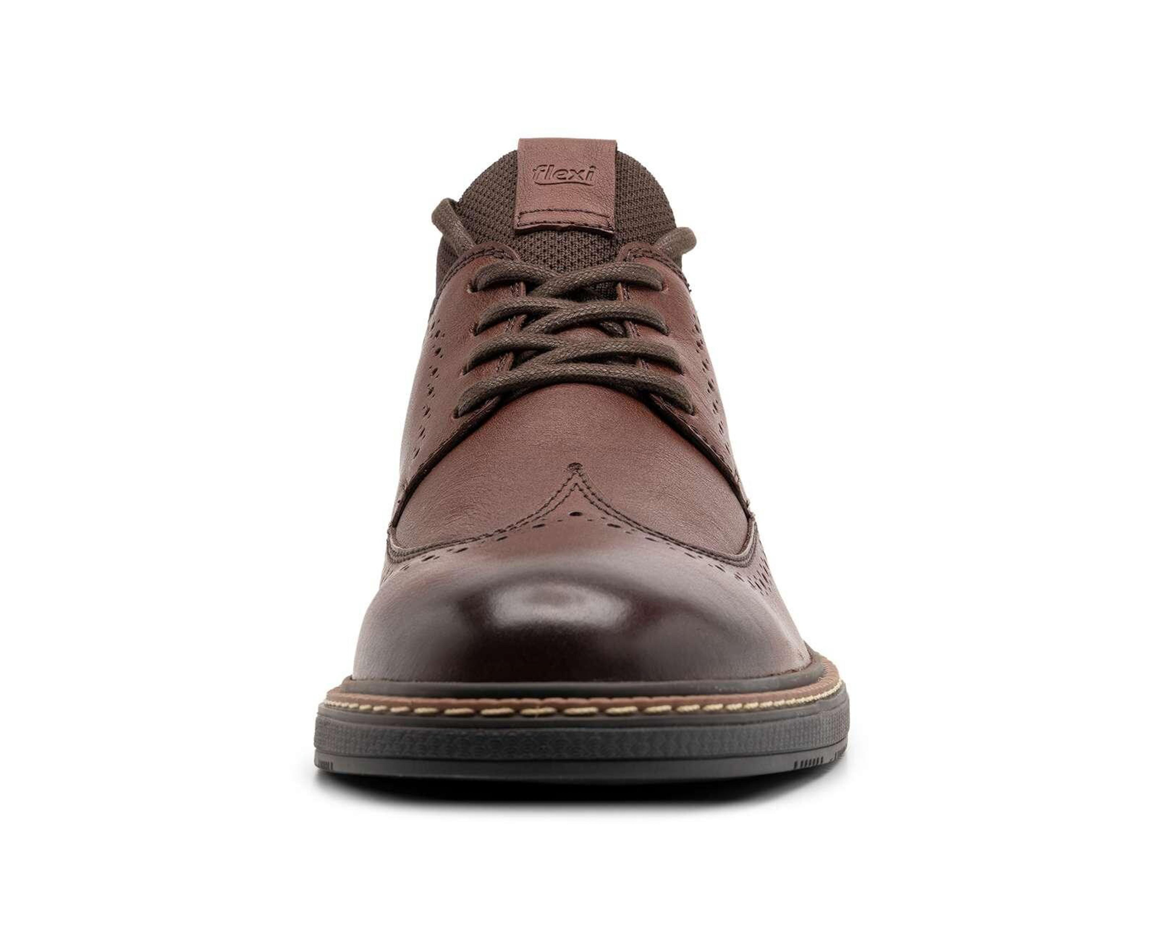 Foto 5 | Zapatos Casuales Flexi de Piel para Hombre