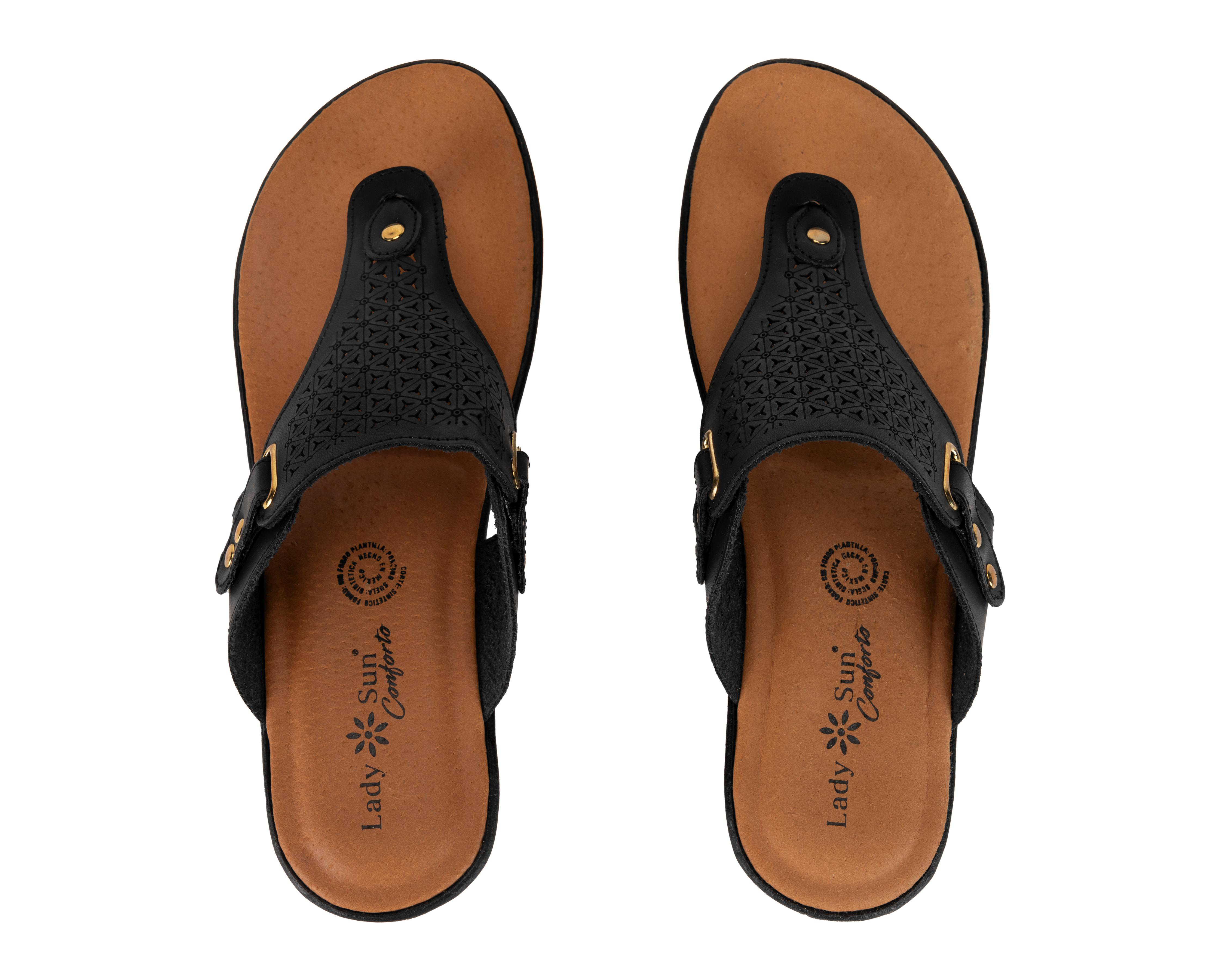 Foto 4 pulgar | Sandalias Confort Lady Sun Conforto para Mujer