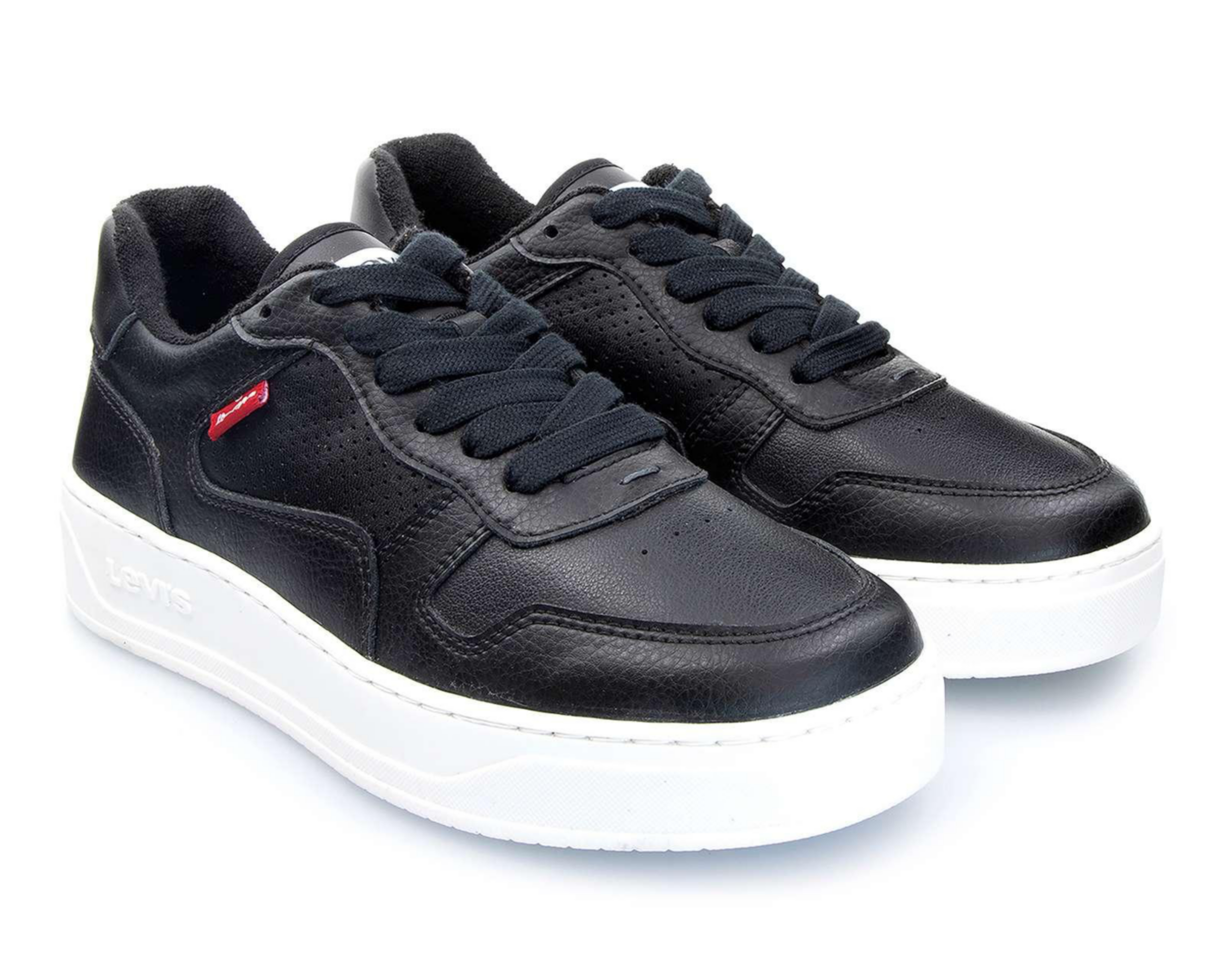 Foto 2 pulgar | Tenis Casuales Levi's de Piel para Mujer