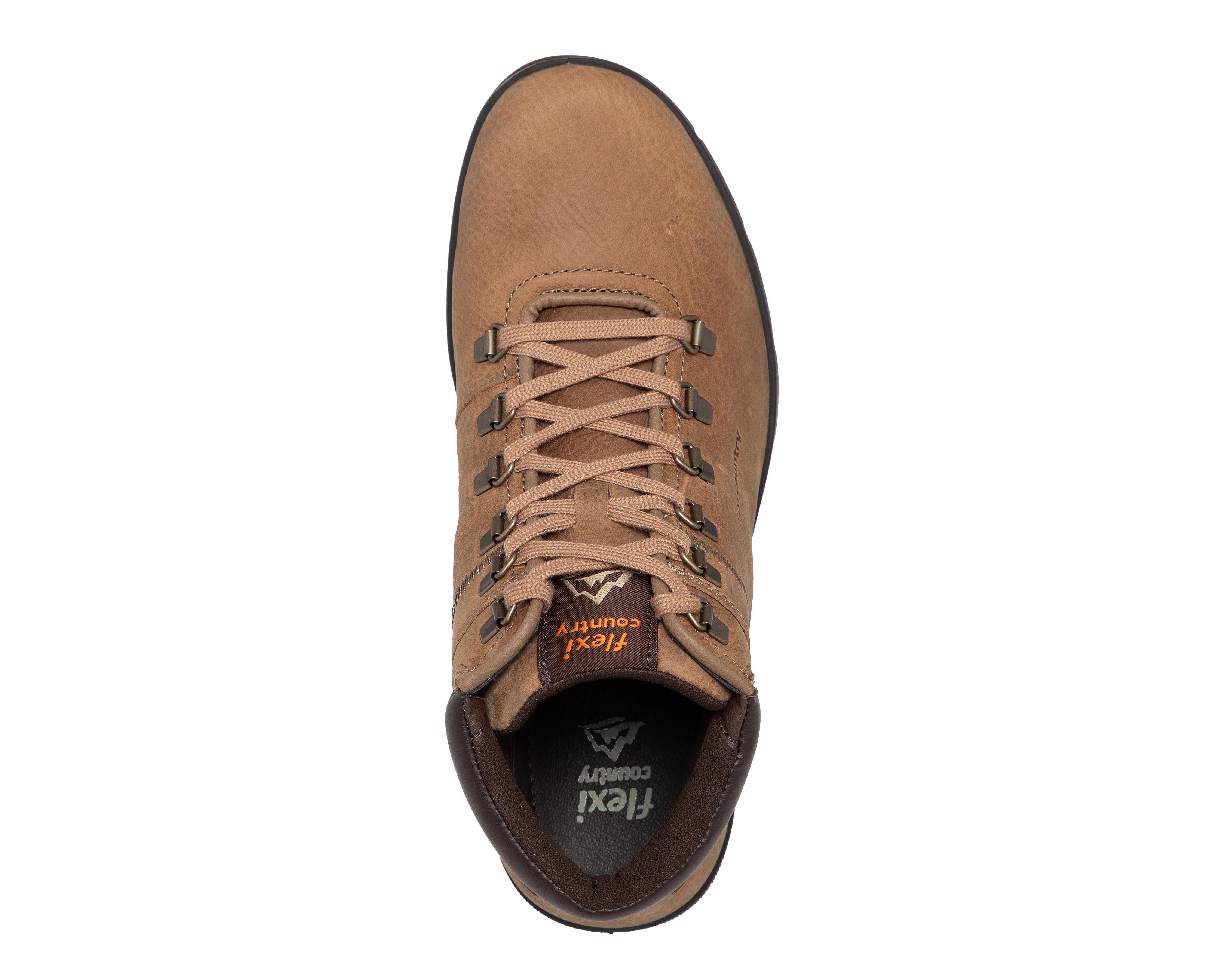 Foto 5 | Botas Outdoor Flexi de Piel para Hombre