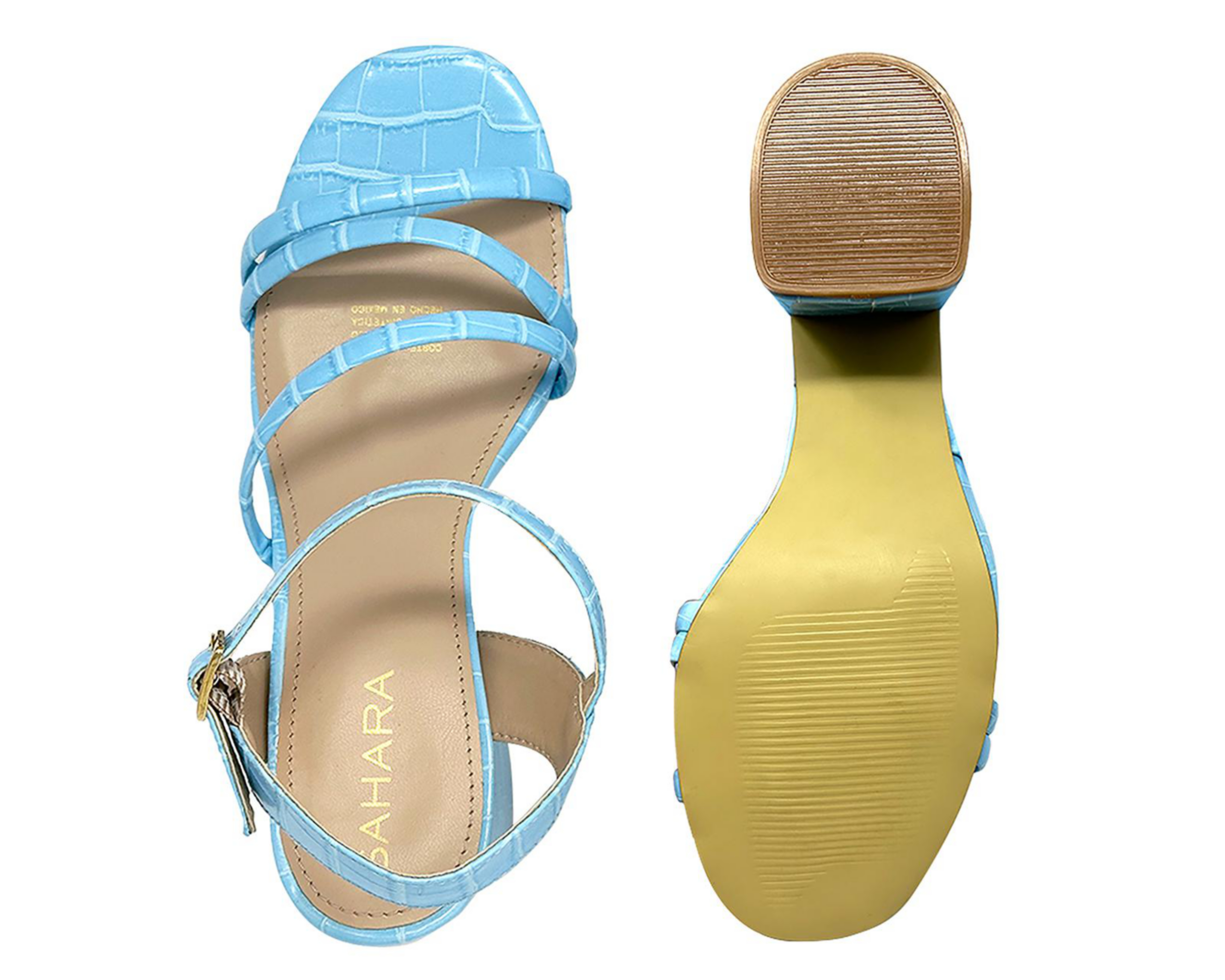 Foto 3 pulgar | Sandalias de Tacón Sahara para Mujer