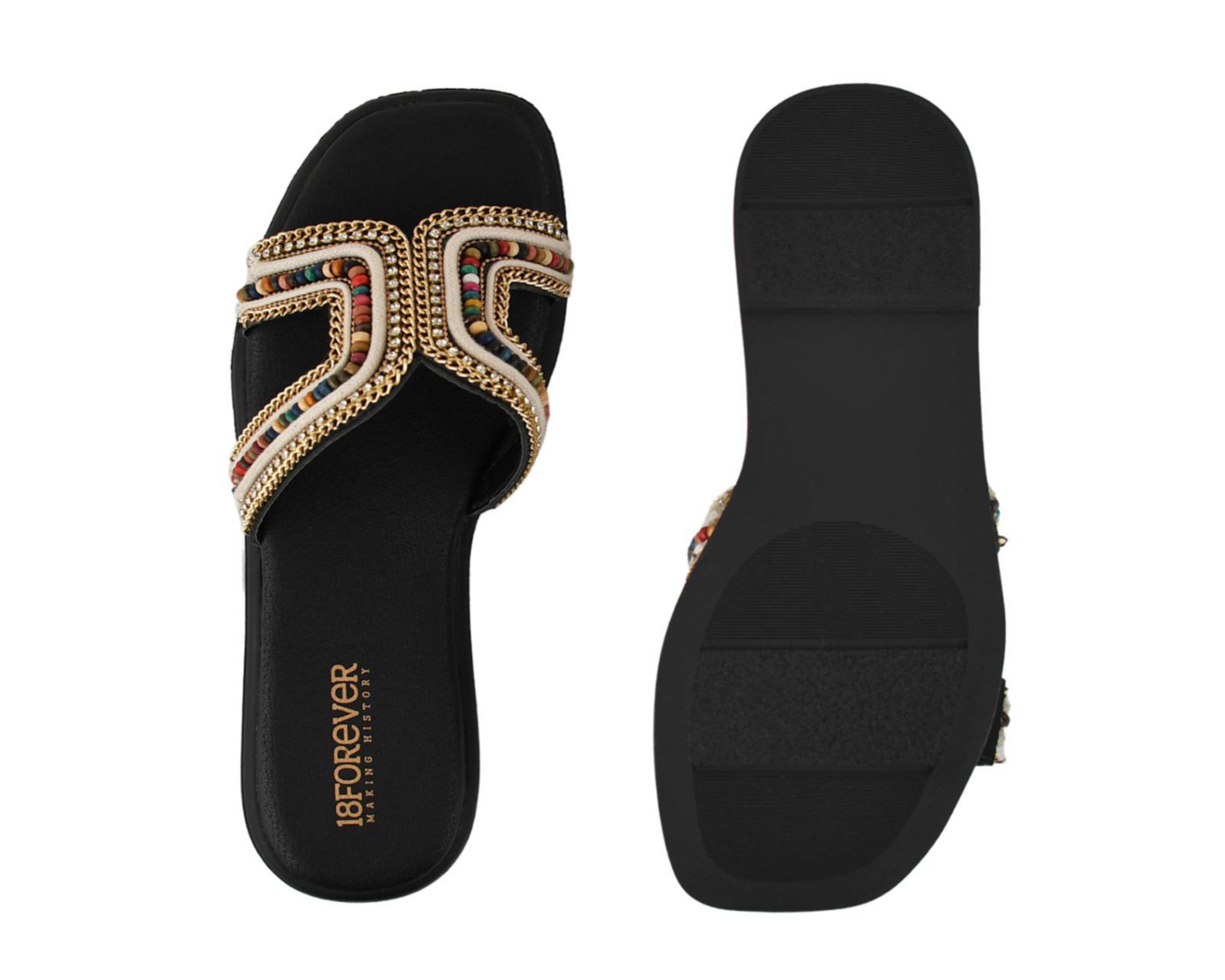 Foto 3 pulgar | Sandalias Casuales 18 Forever para Mujer