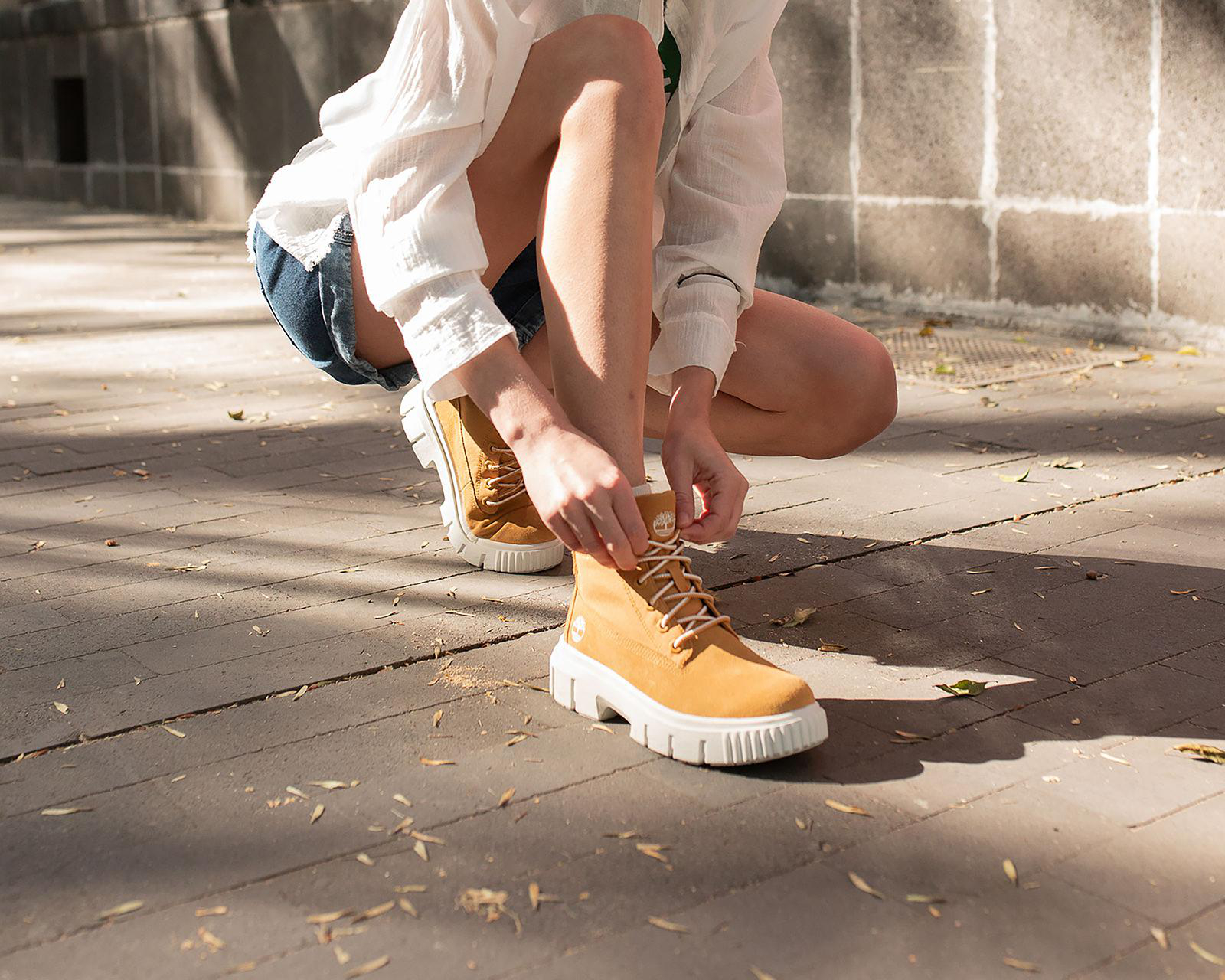 Foto 8 pulgar | Botas Casuales Timberland de Piel para Mujer