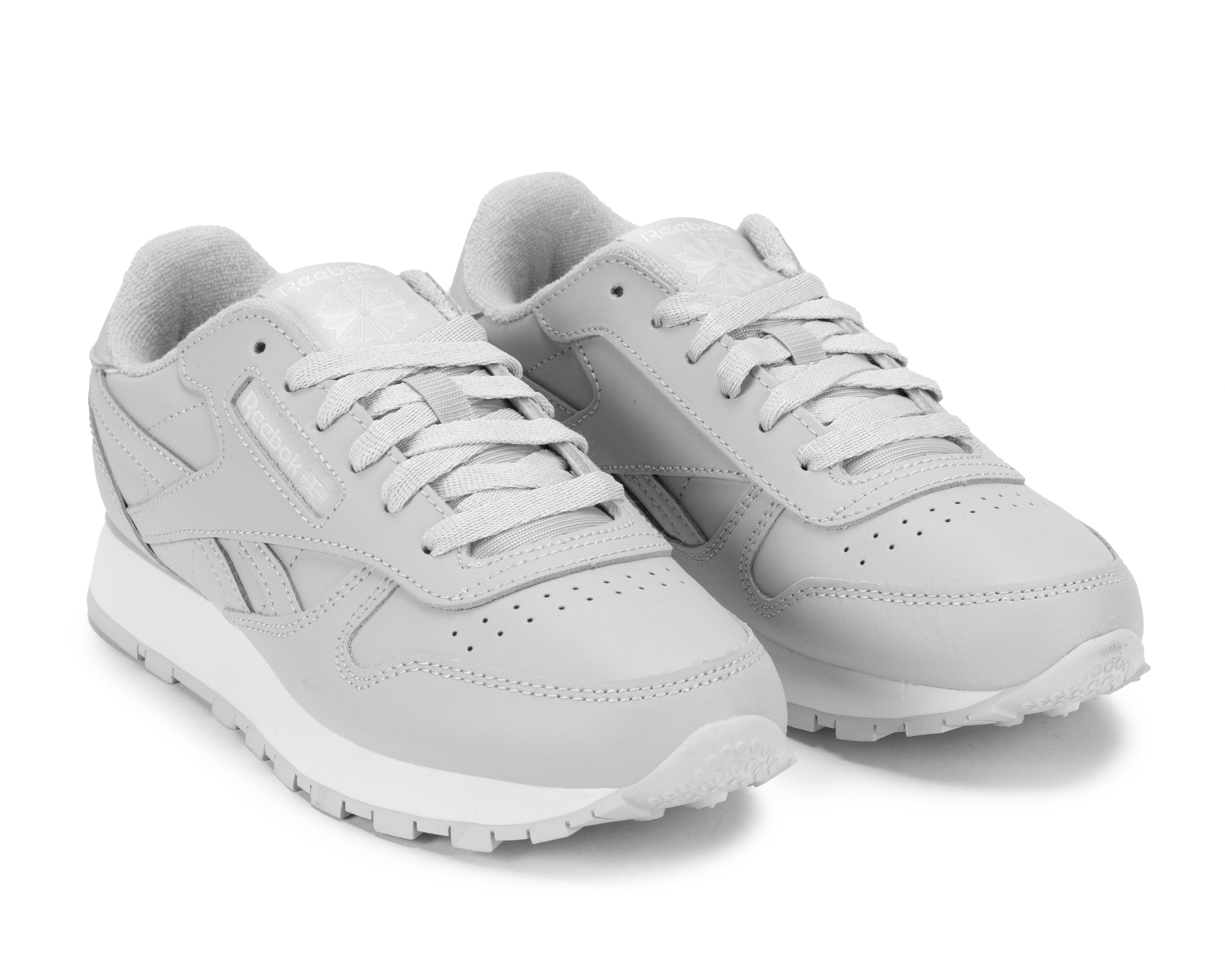 Grey and white reebok classics best sale