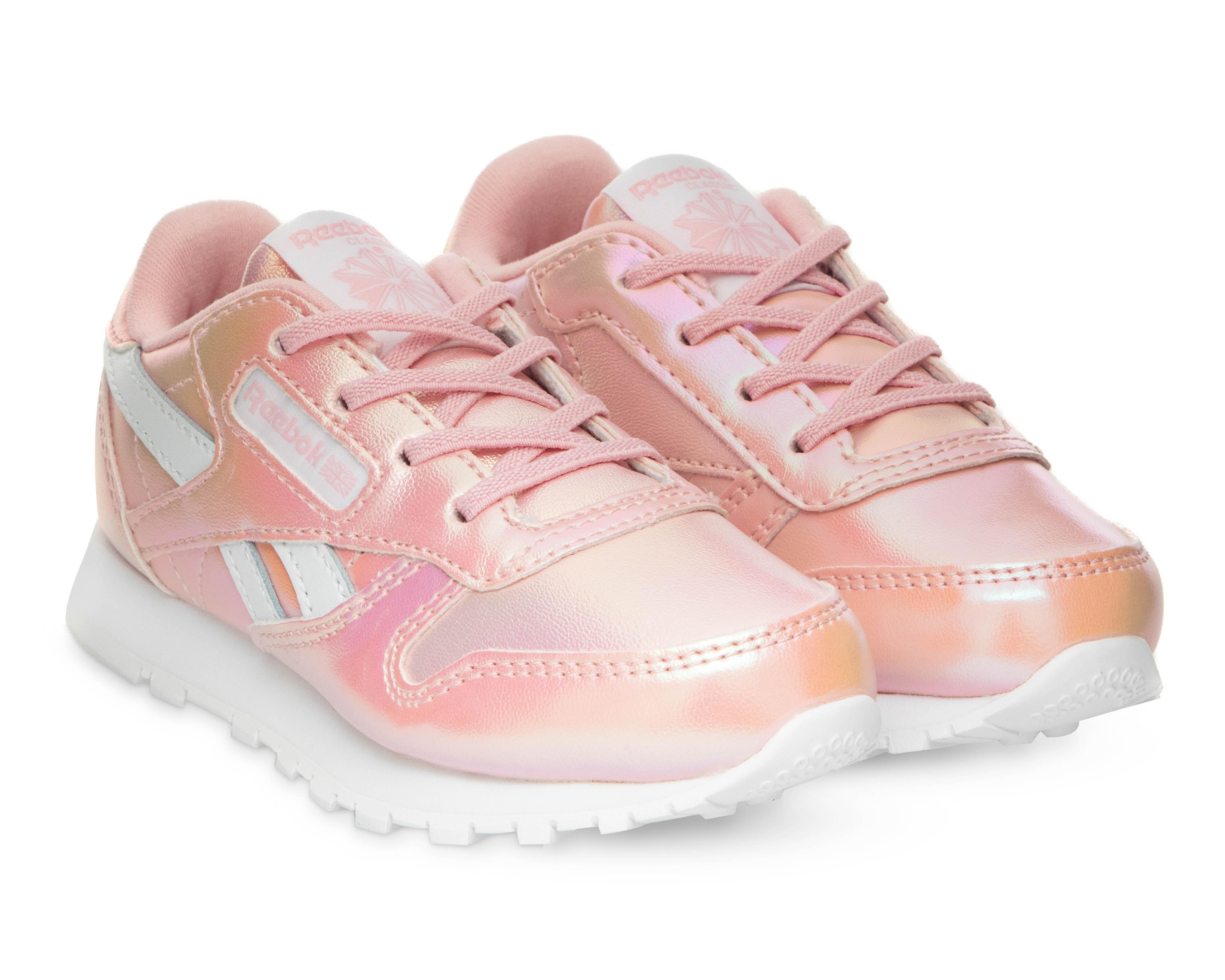 Tenis Reebok Classic Leather para Bebé Niña $1,099