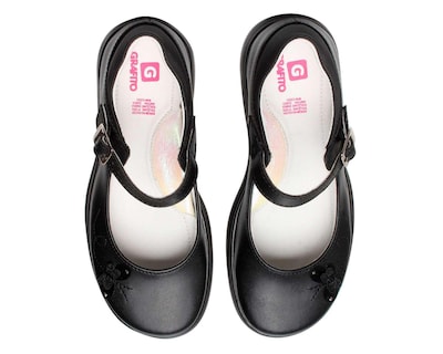 Foto 3 | Zapatos Escolares Grafito para Niña