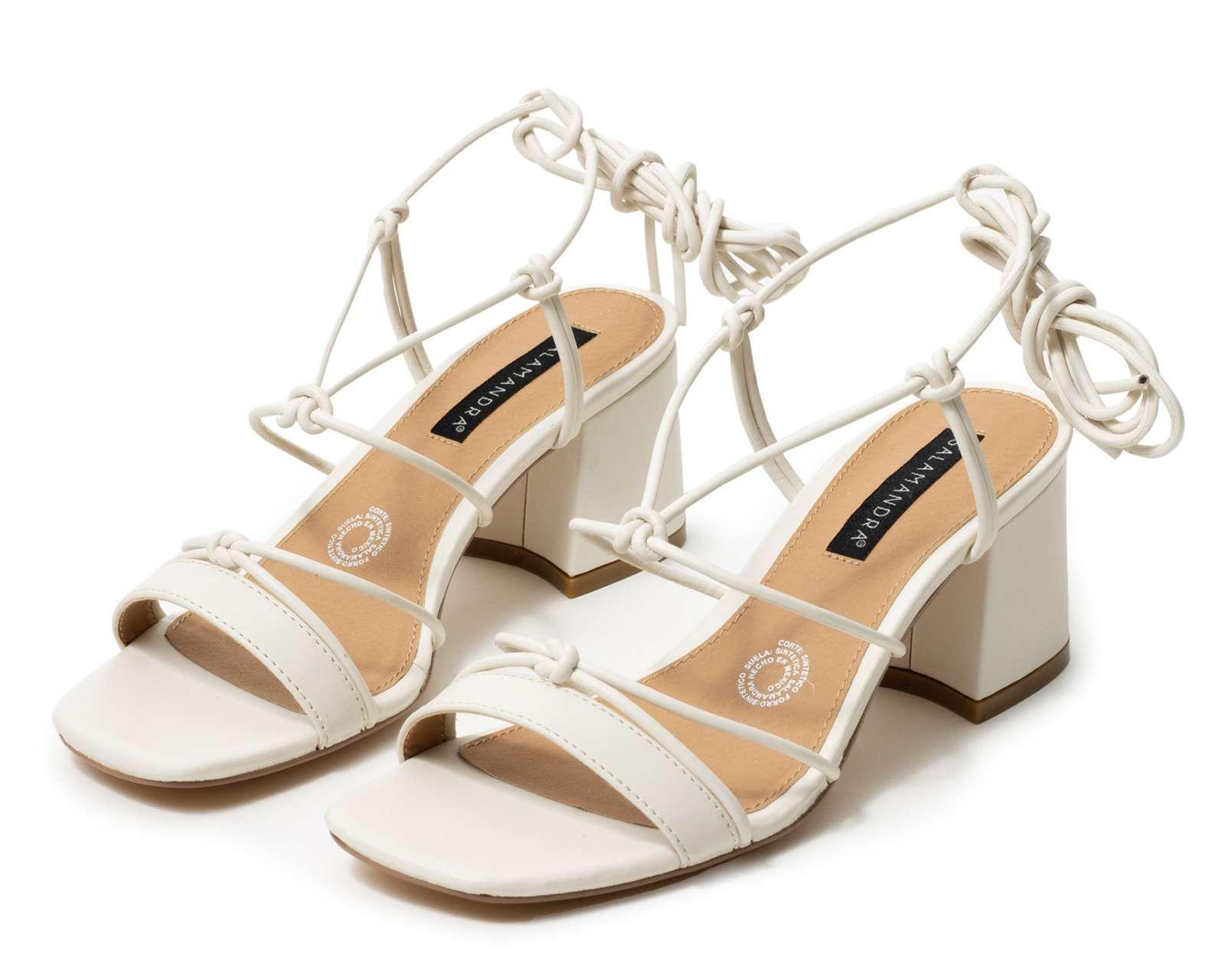 Sandalia de Tacón Salamandra para Mujer $449