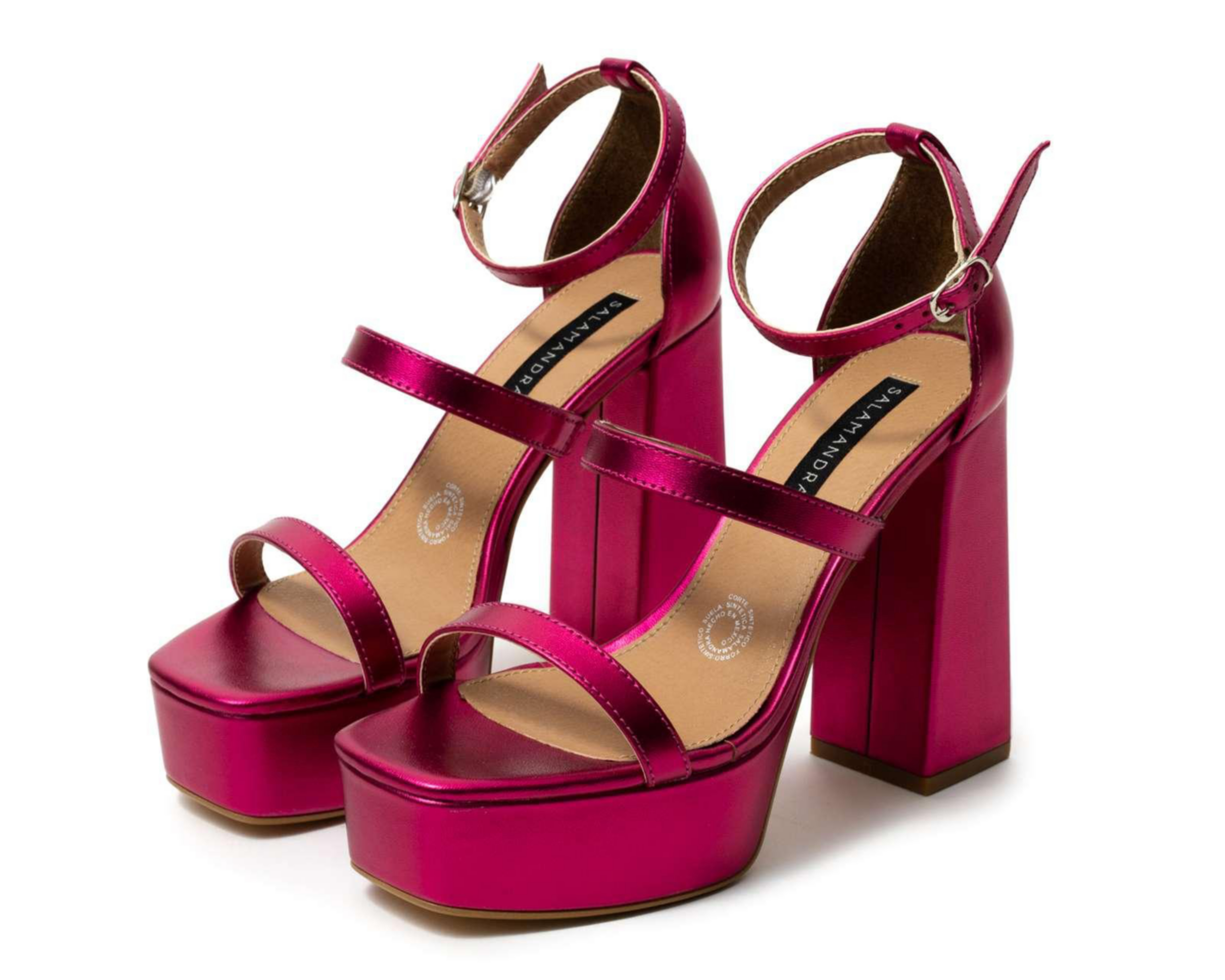 Foto 1 | Sandalias de Tacón Salamandra para Mujer