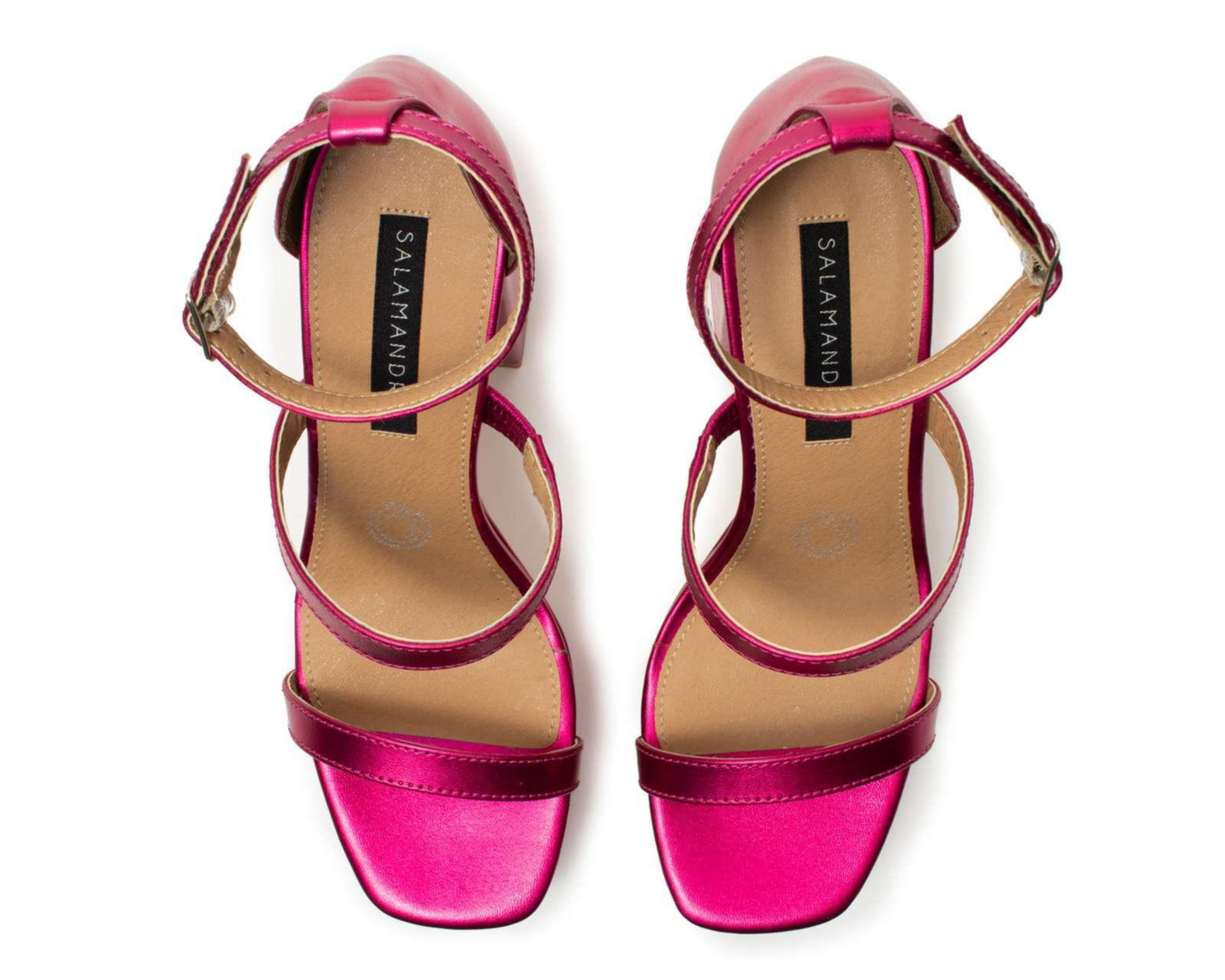 Foto 4 pulgar | Sandalias de Tacón Salamandra para Mujer