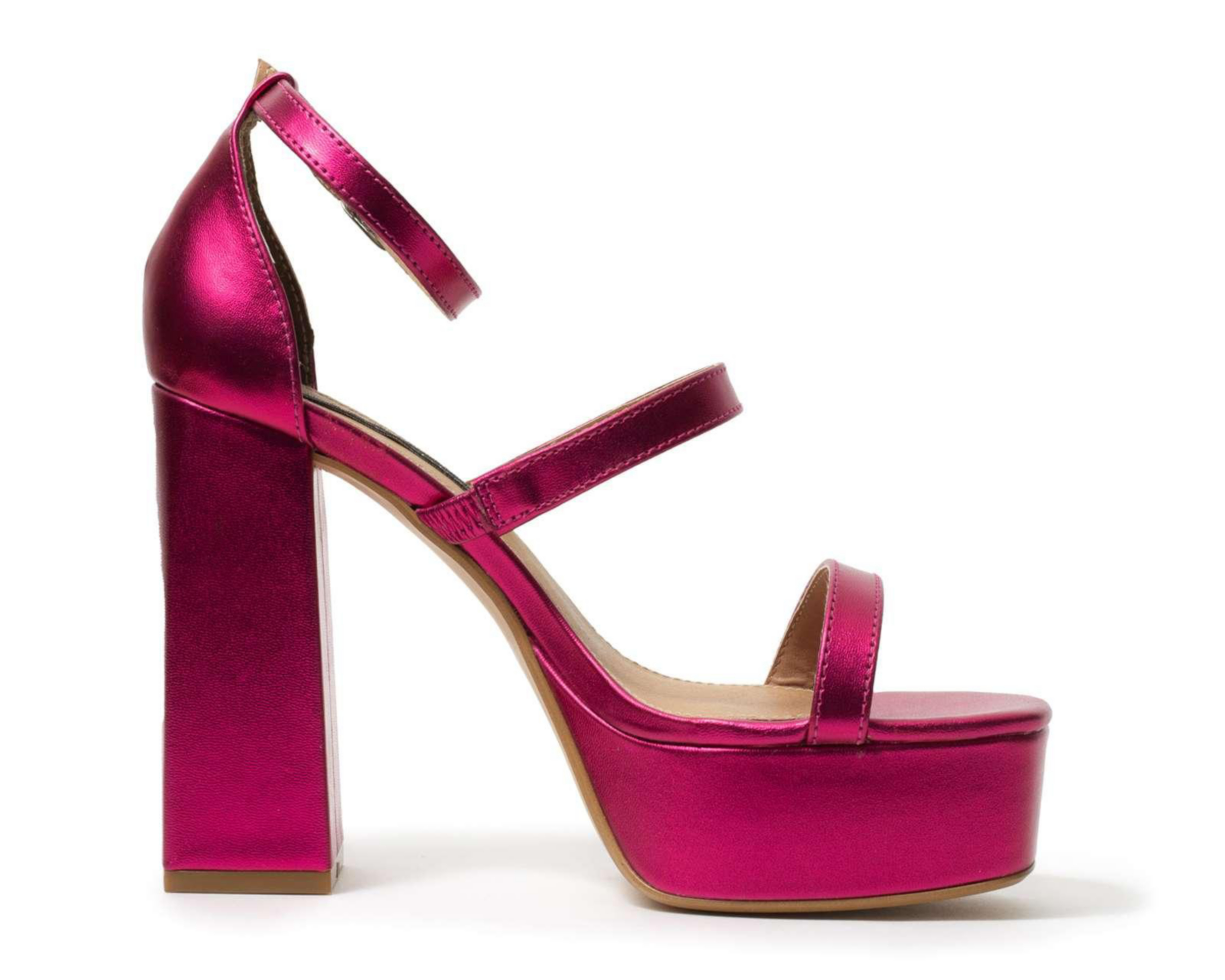 Foto 4 | Sandalias de Tacón Salamandra para Mujer
