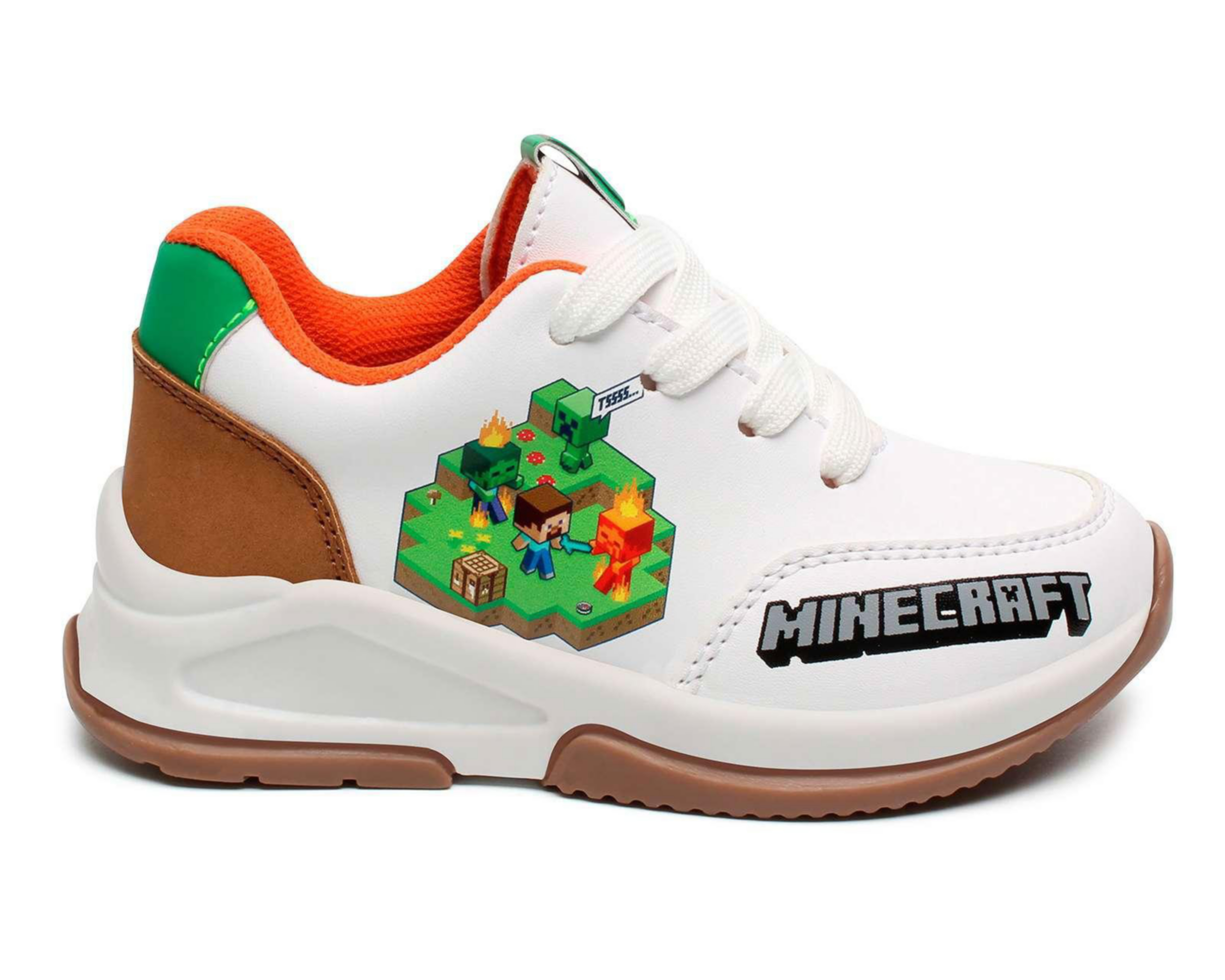 Foto 7 | Tenis de Moda Minecraft para Niño