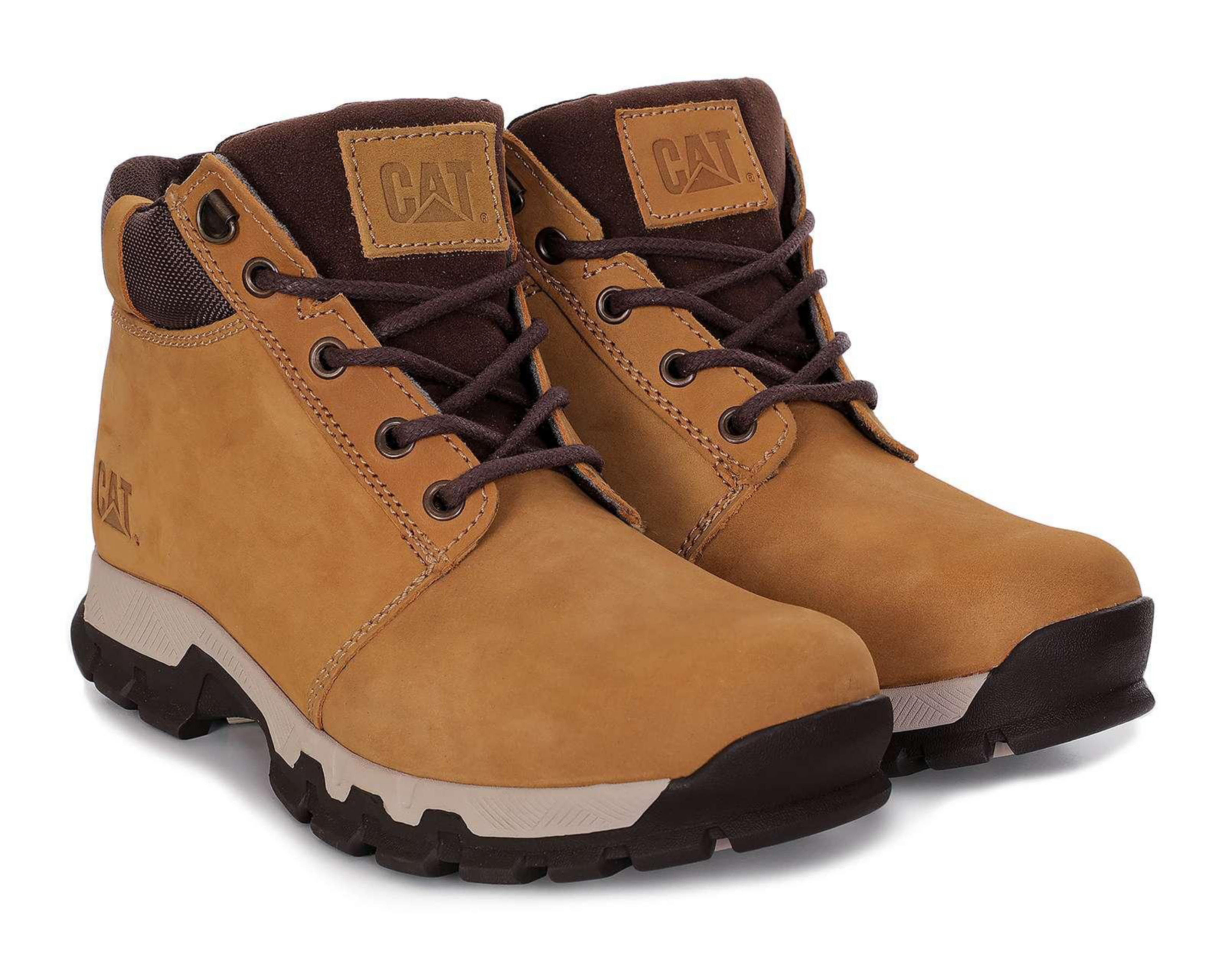 Botas Casuales CAT de Piel para Hombre