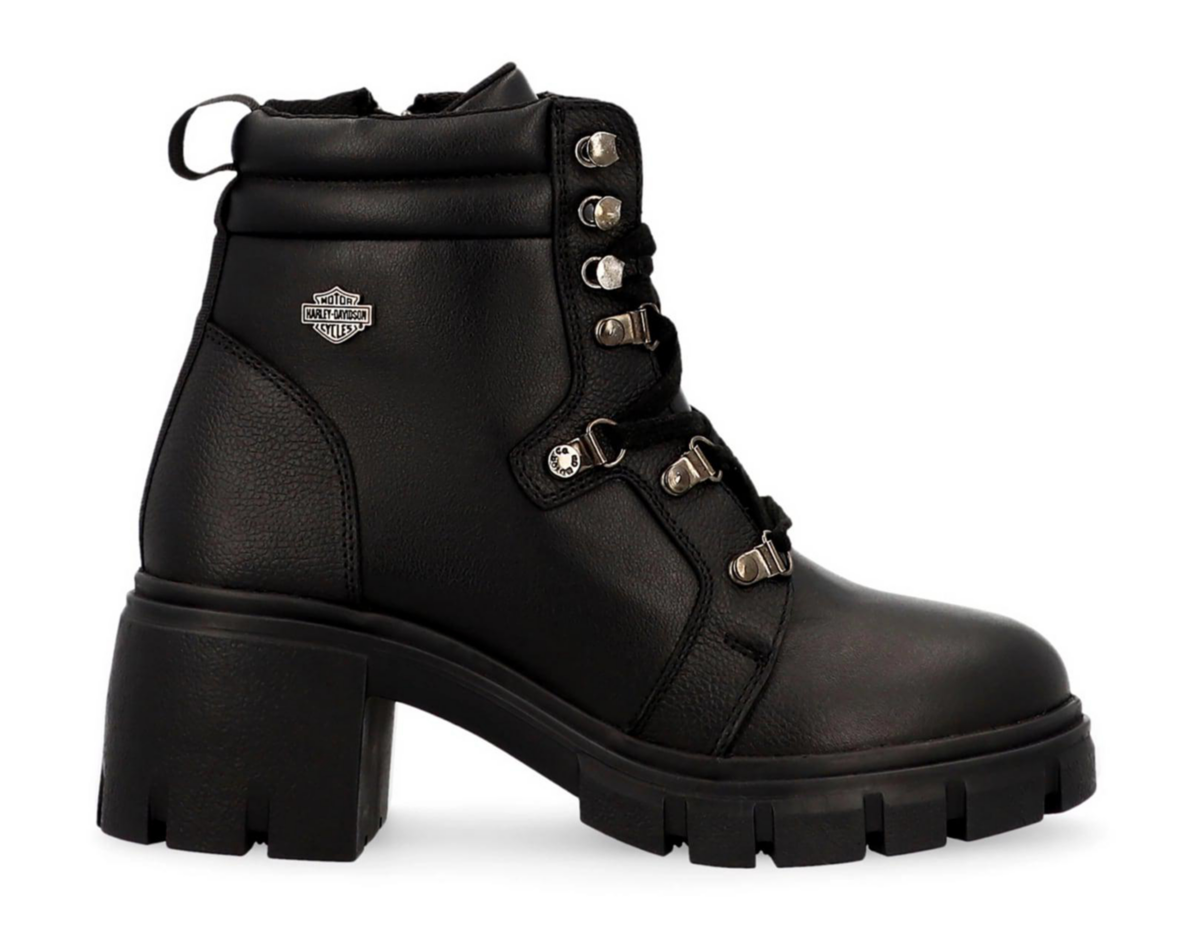 Foto 4 | Botas Urbanas Harley Davidson de Piel para Mujer