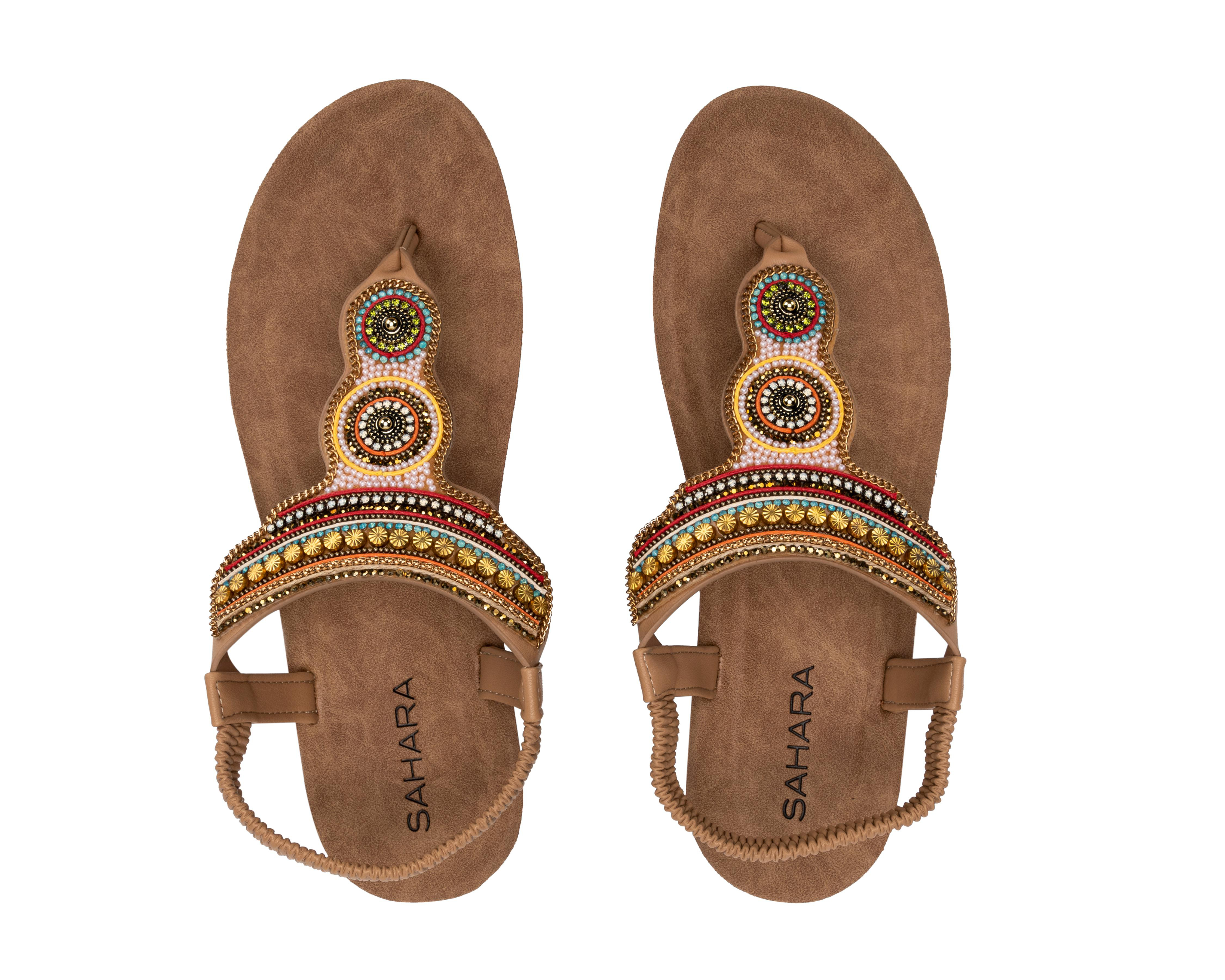 Foto 4 pulgar | Sandalias Casuales Sahara para Mujer