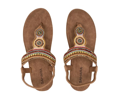 Foto 3 | Sandalias Casuales Sahara para Mujer