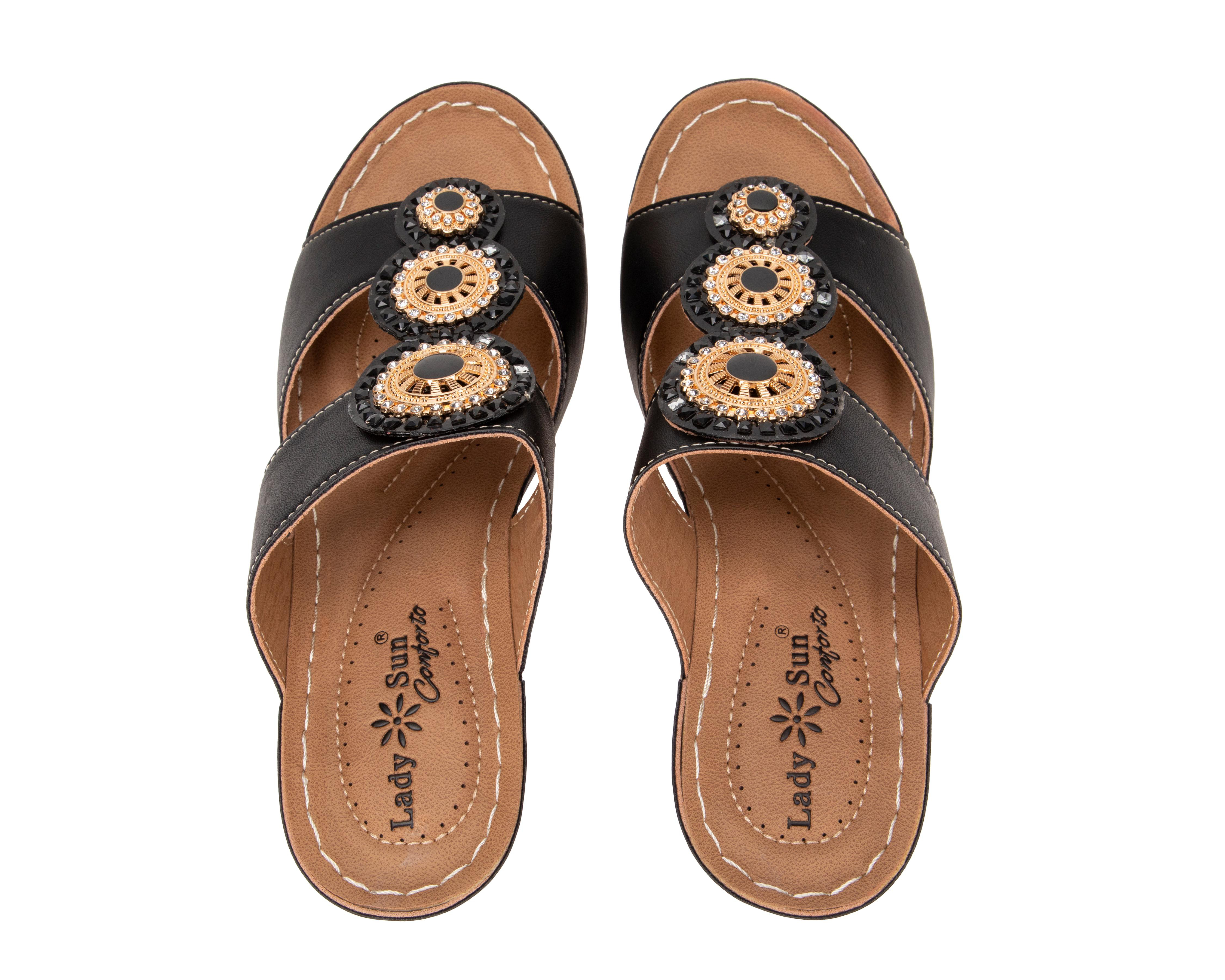 Foto 4 pulgar | Sandalias Lady Sun Conforto para Mujer