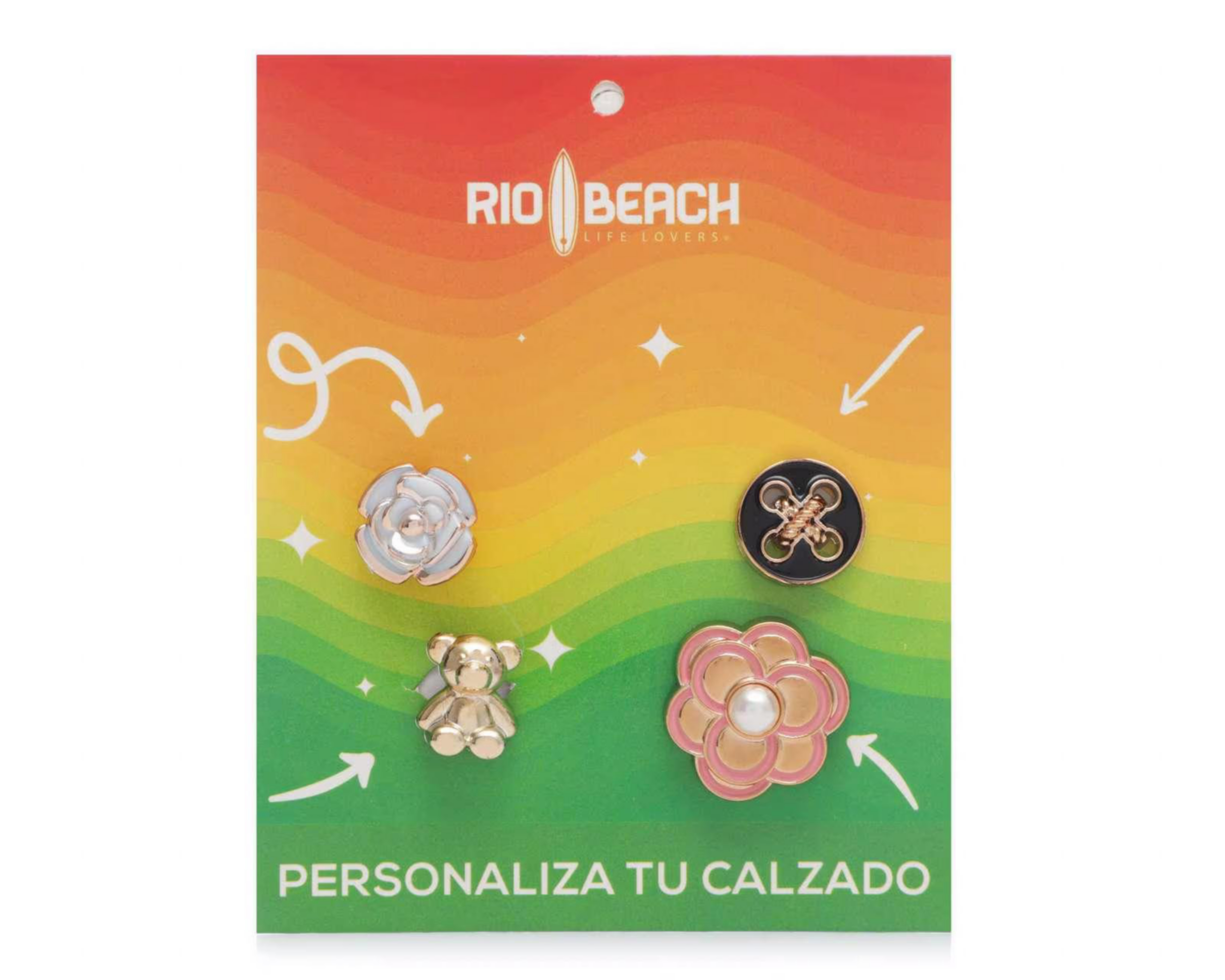 Pines para Calzado Infantil Rio Beach 4 Piezas $49