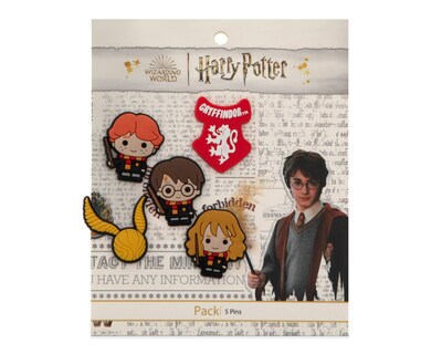 Foto 3 | Pines para Calzado Rio Beach Harry Potter 5 Piezas