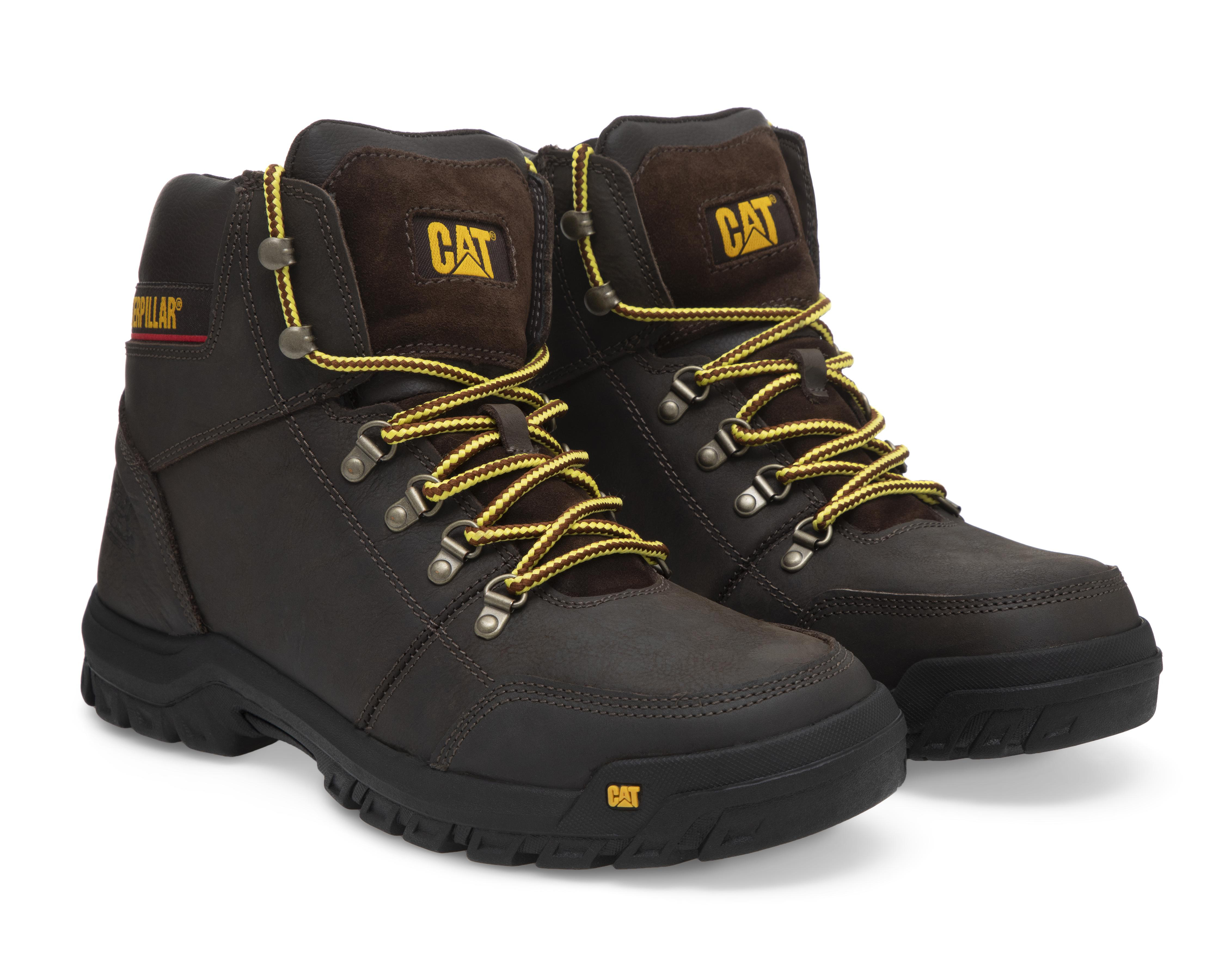 Botas de Trabajo CAT de Piel para Hombre