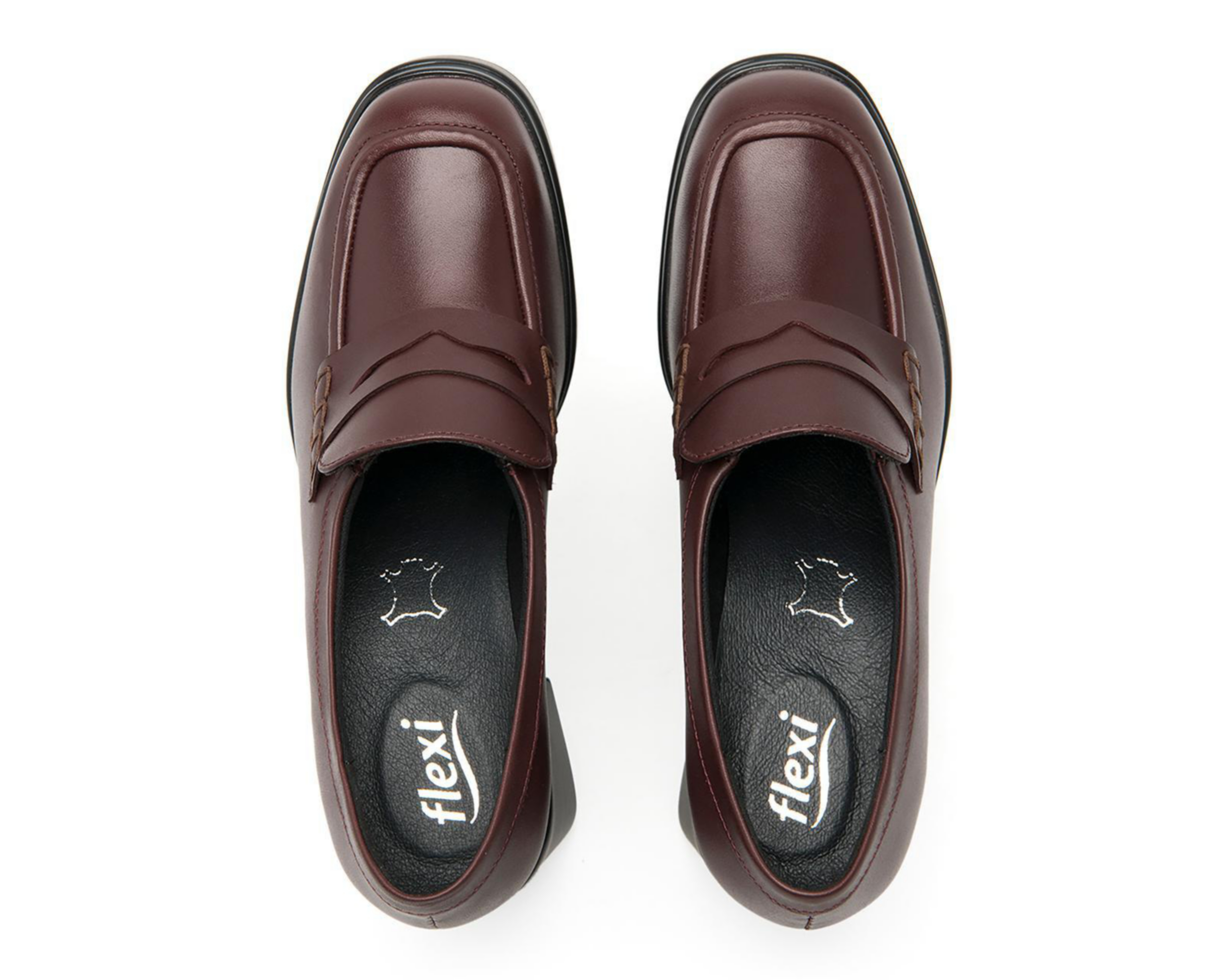 Foto 4 pulgar | Zapatos Casuales Flexi de Piel para Mujer