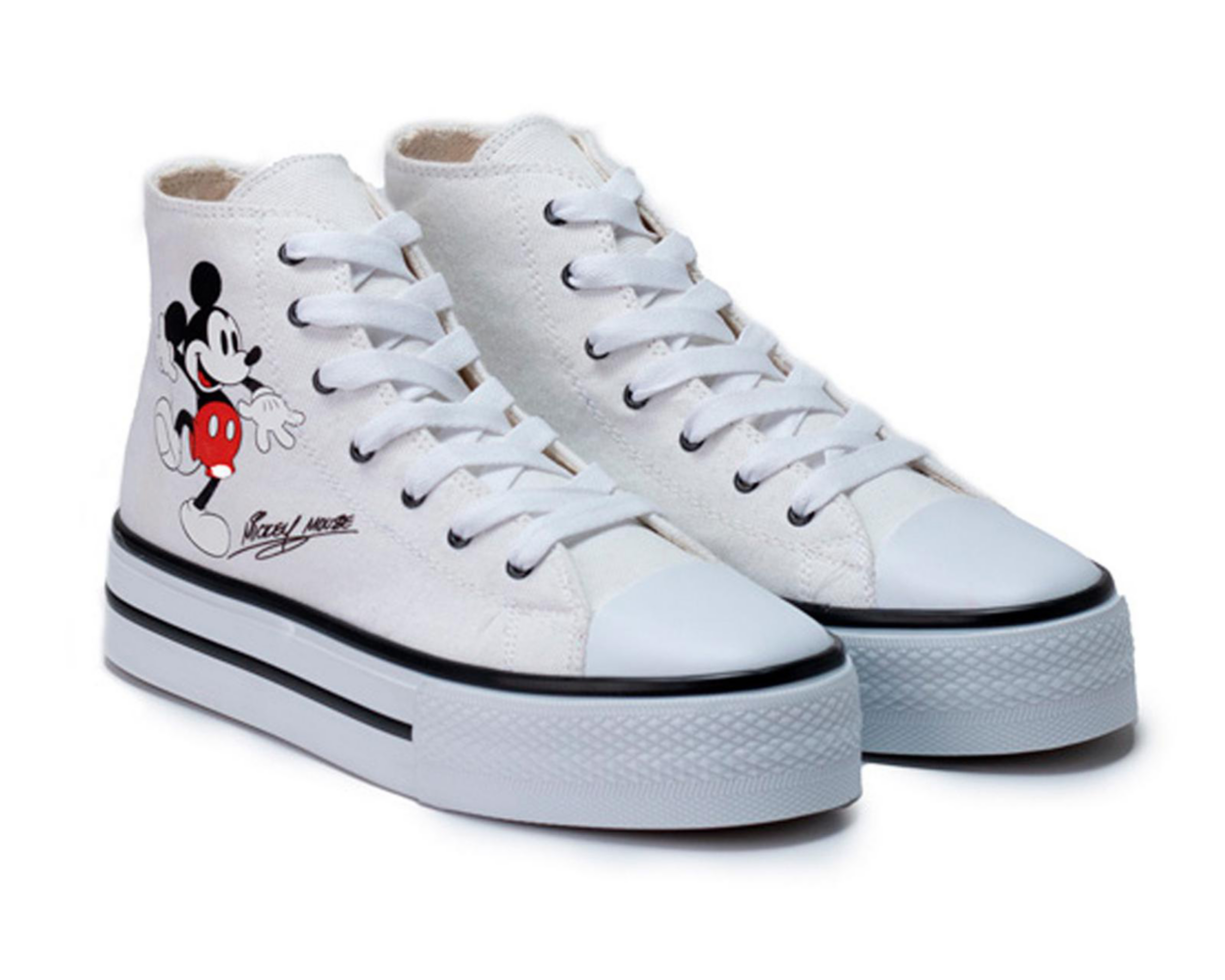 Foto 2 pulgar | Tenis Disney Mickey Mouse para Mujer