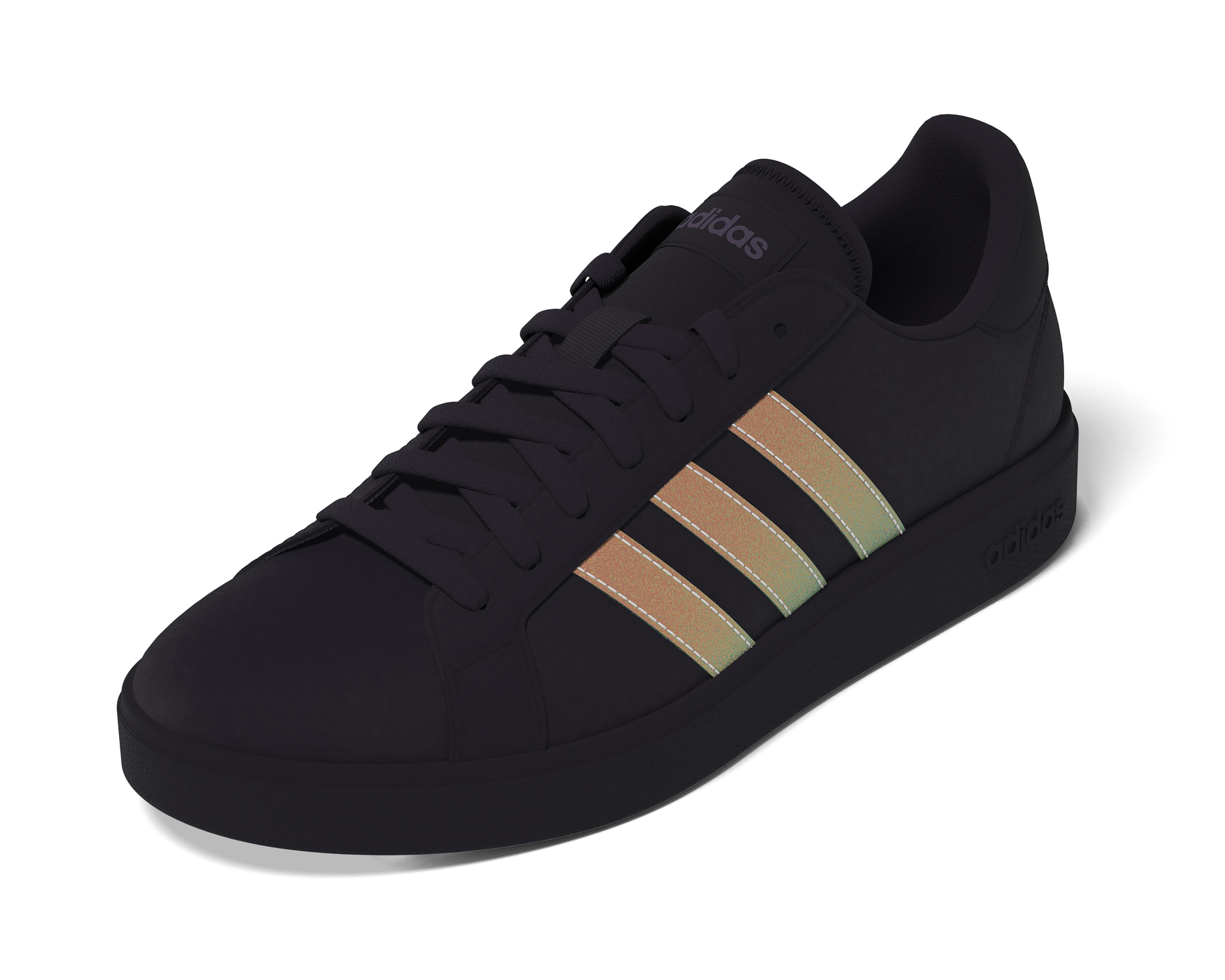 Tenis adidas para mujer negro con dorado online