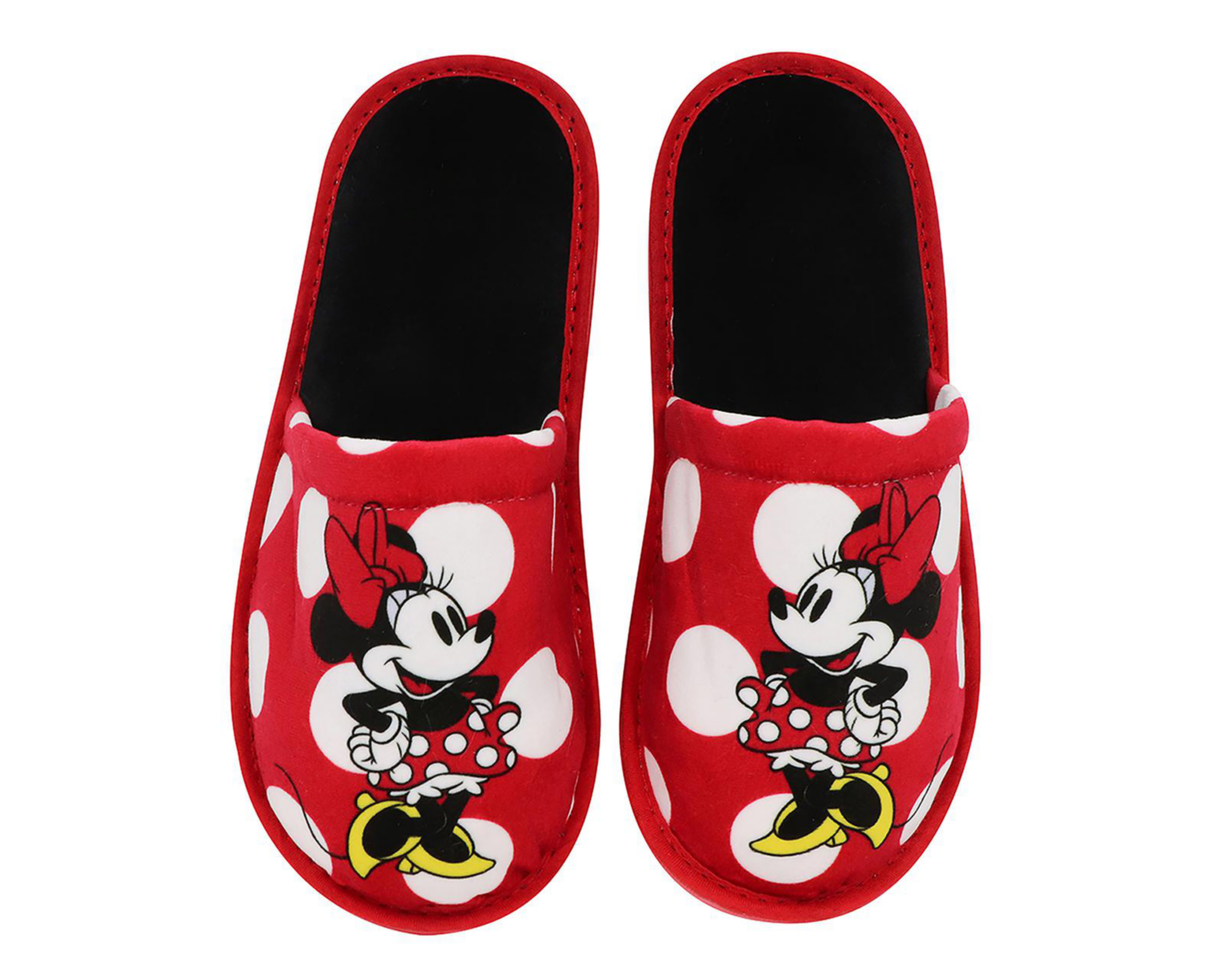 Foto 4 pulgar | Pantuflas Disney Minnie Mouse para Mujer