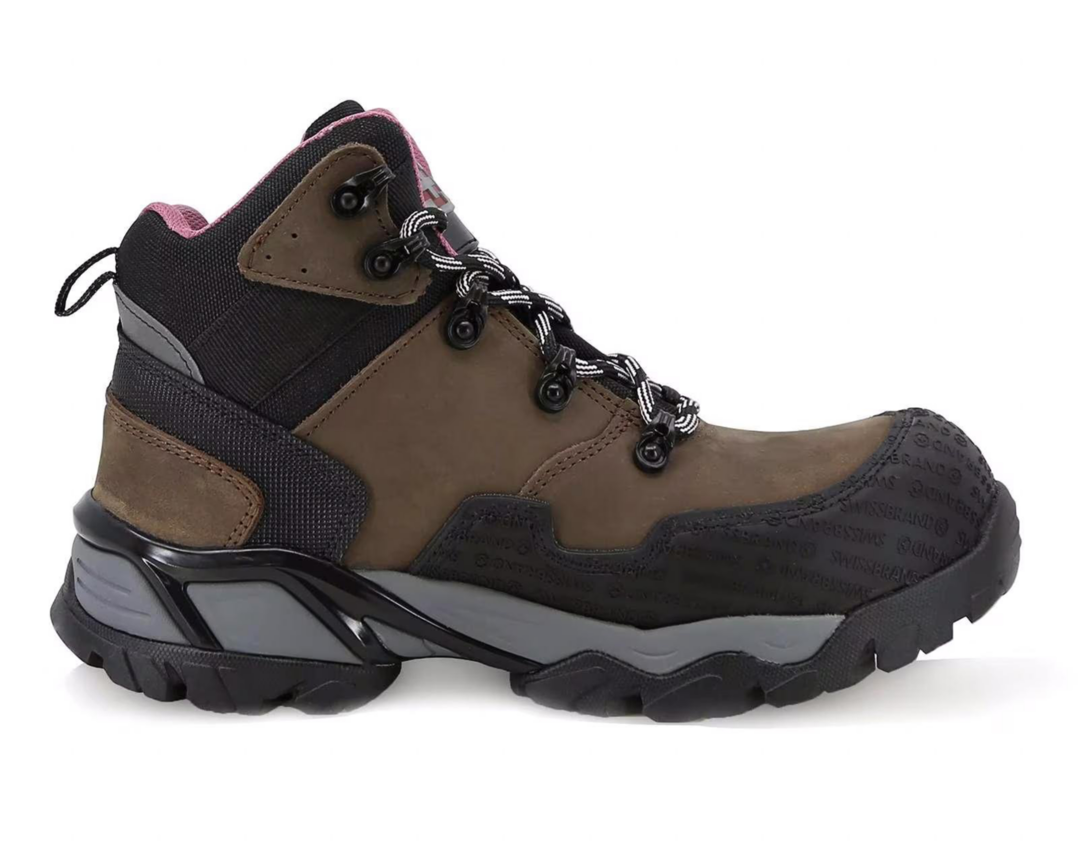 Foto 5 pulgar | Botas Outdoor Swissbrand de Piel para Mujer