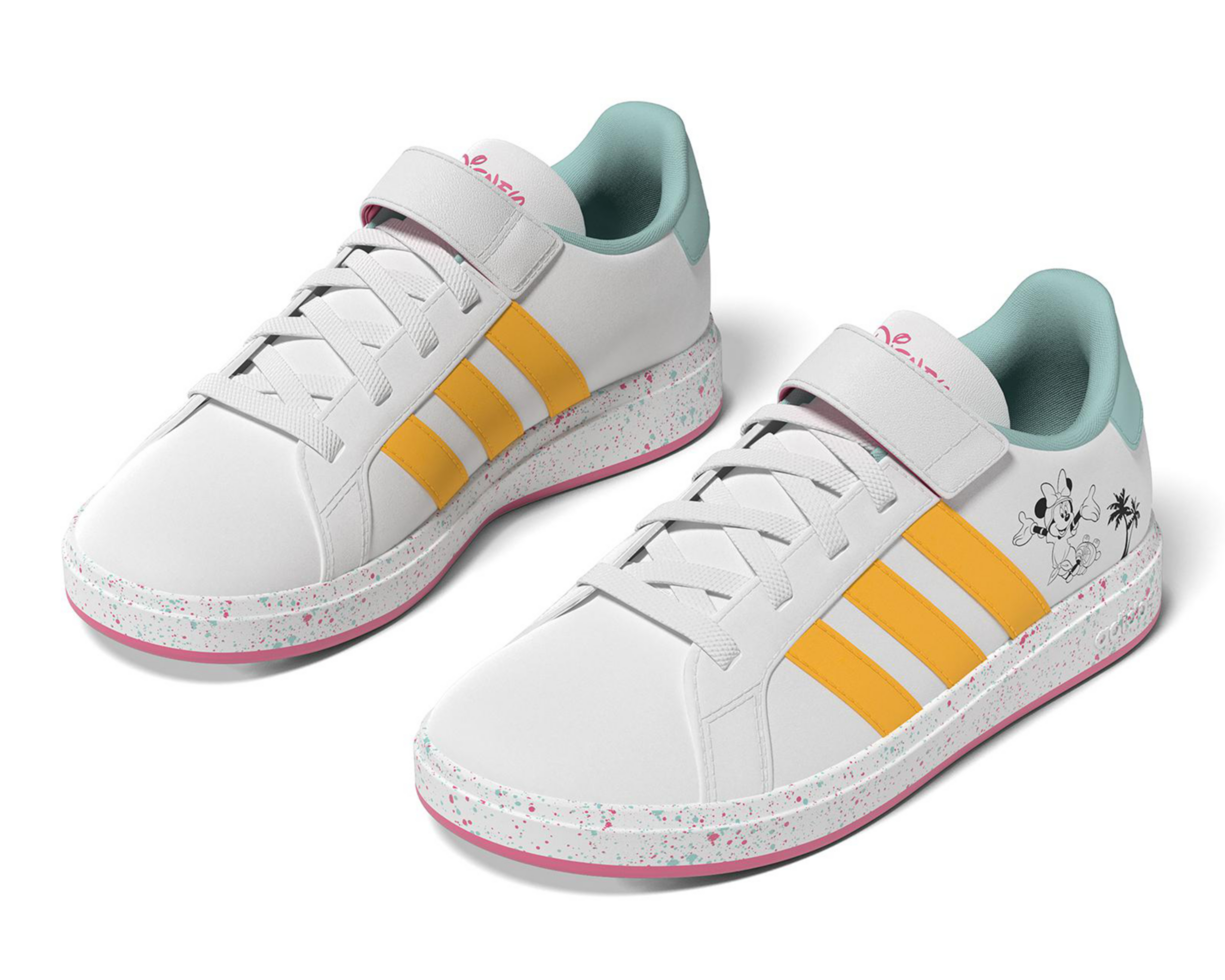 Foto 2 pulgar | Tenis Adidas Grand Court Minnie EL K Unisex