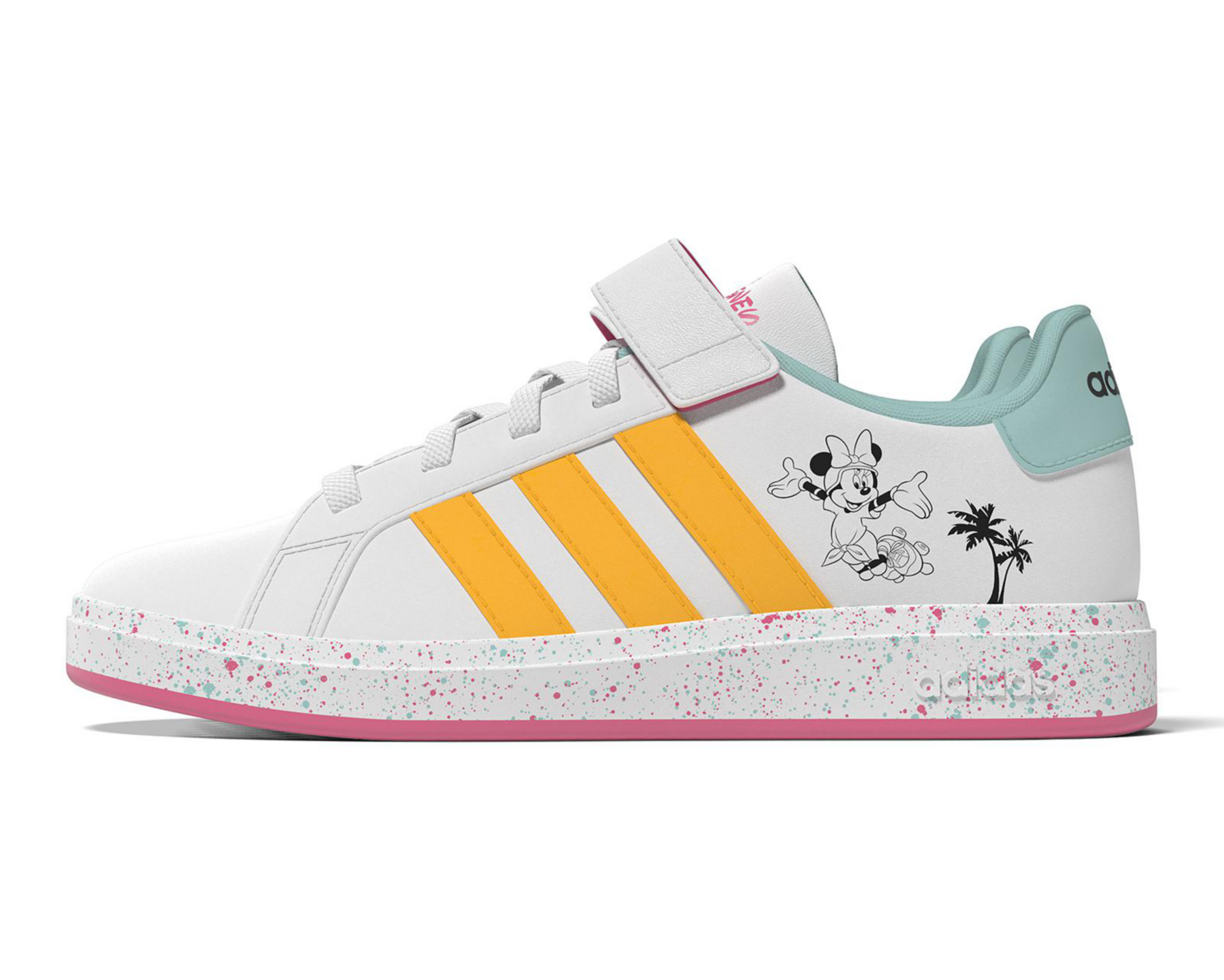 Foto 3 | Tenis Adidas Grand Court Minnie EL K Unisex