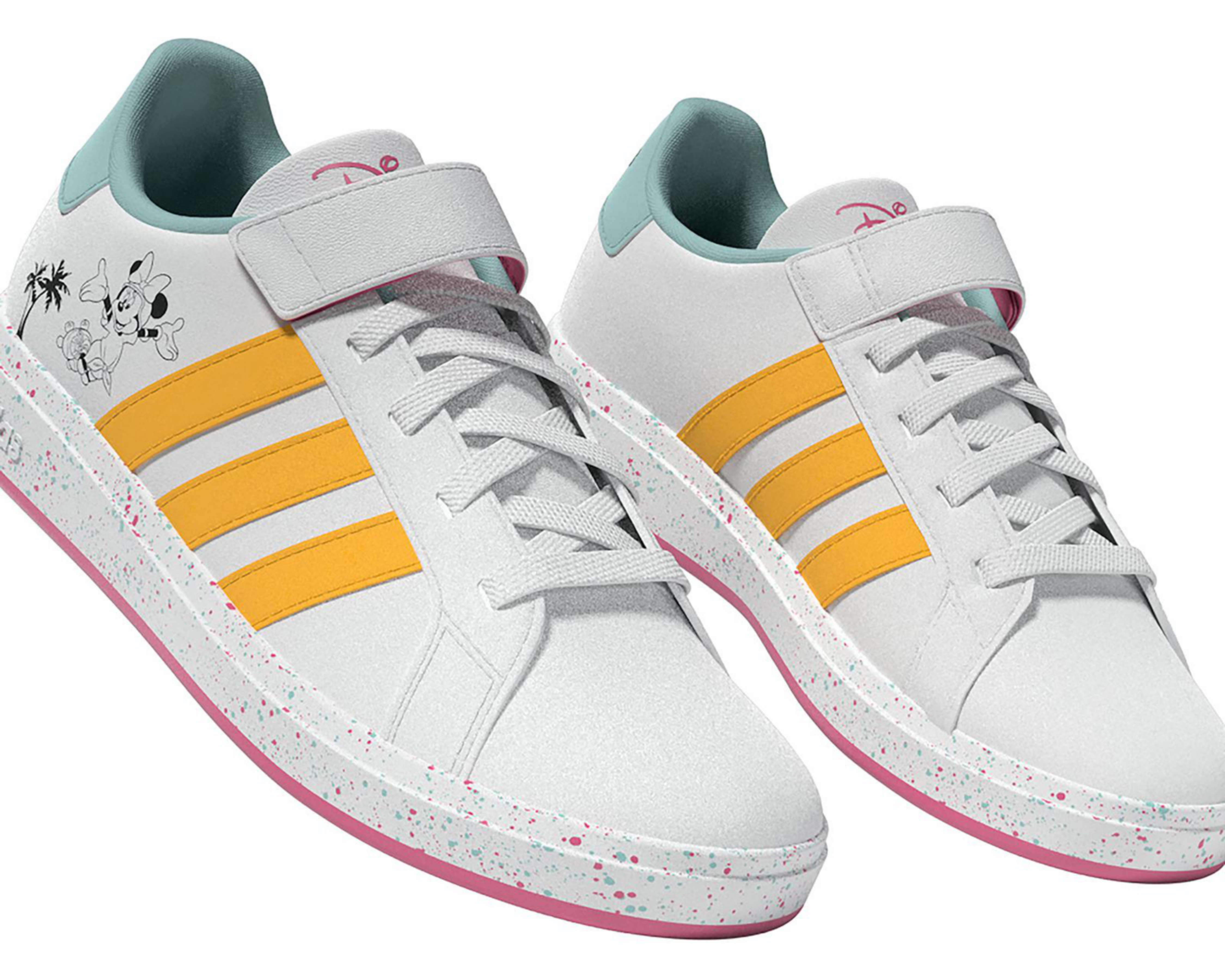 Foto 7 pulgar | Tenis Adidas Grand Court Minnie EL K Unisex