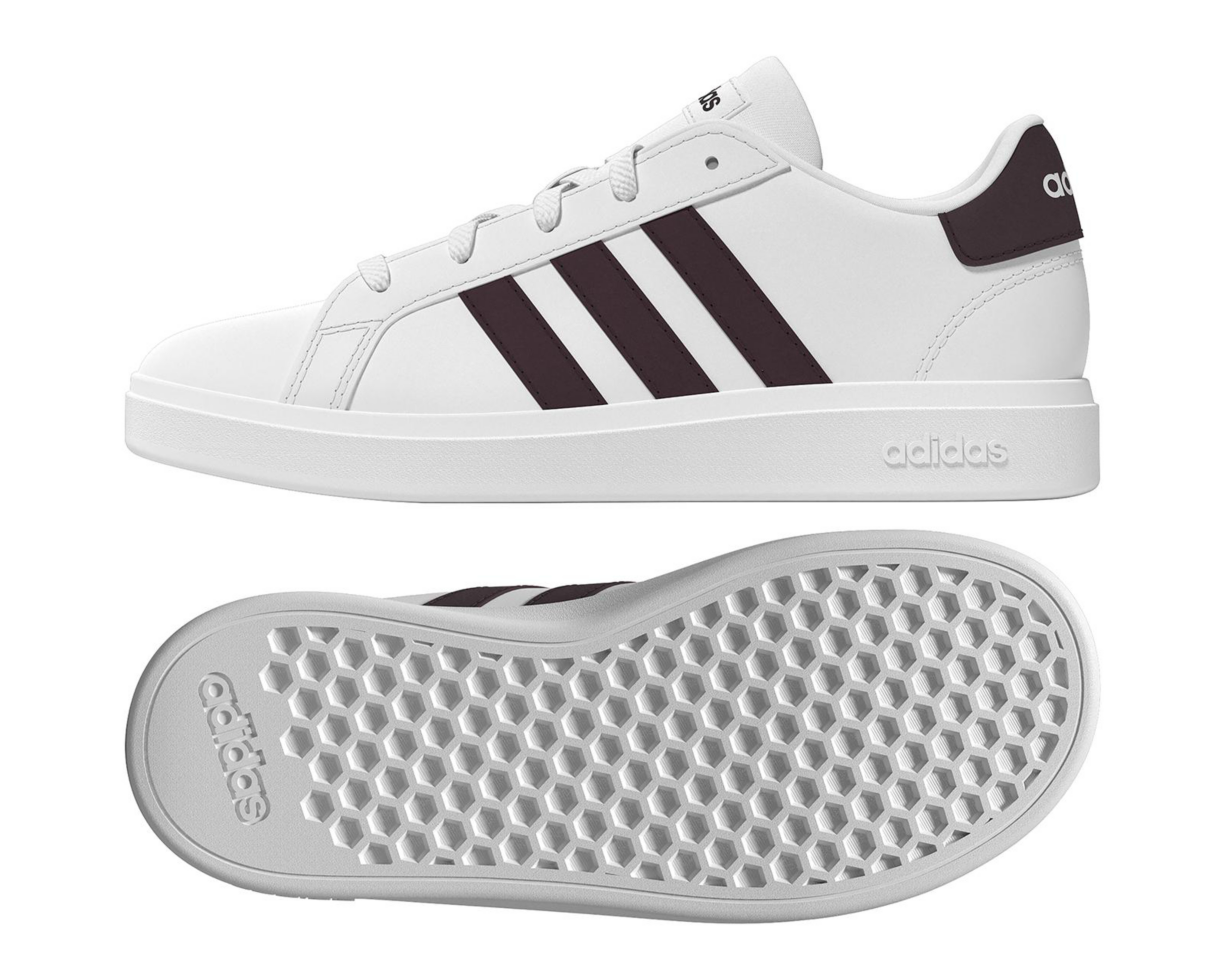 Foto 2 pulgar | Tenis Adidas Grand Court 2.0 K para Niño