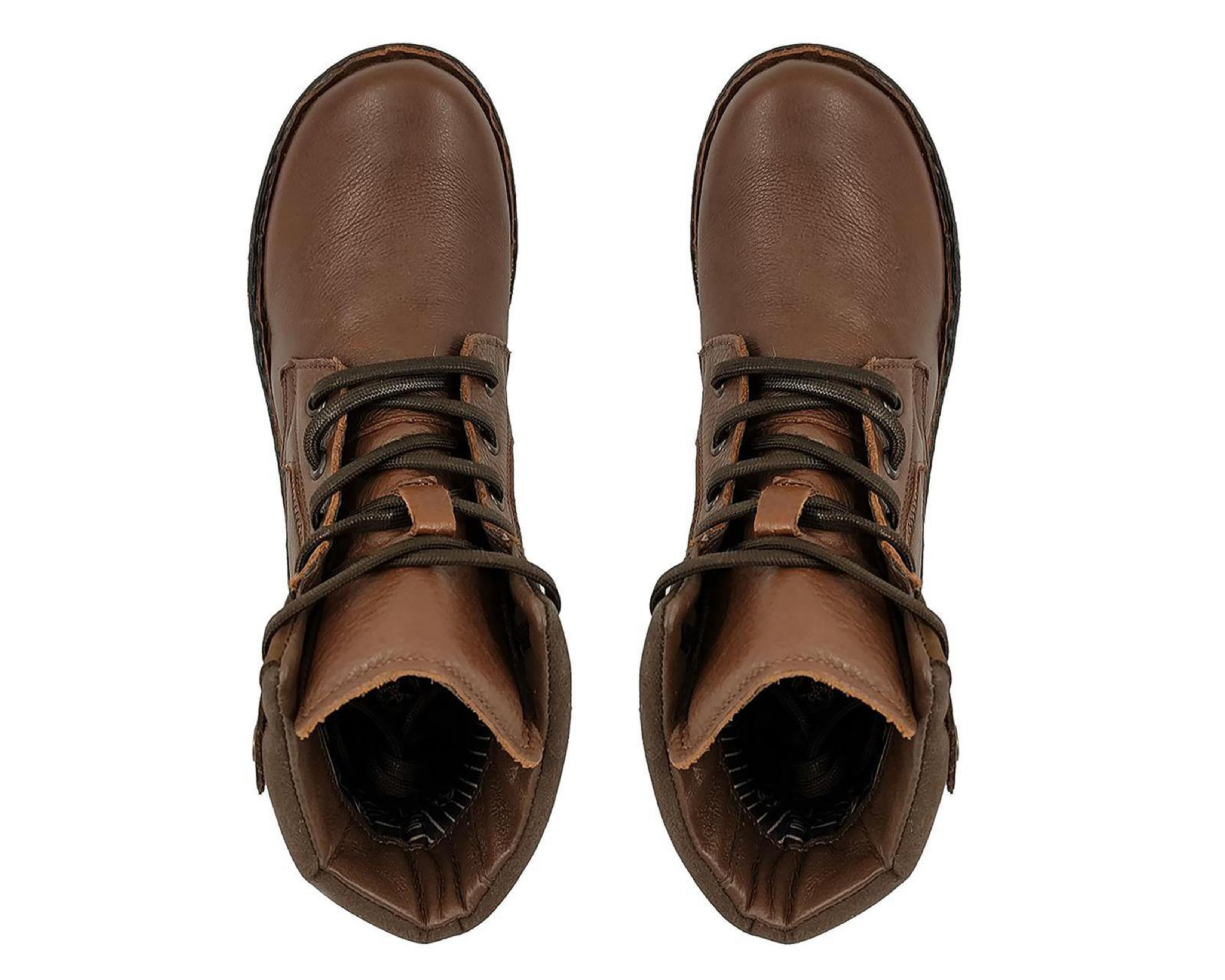 Foto 3 | Botas Confort Lobo Solo de Piel para Mujer