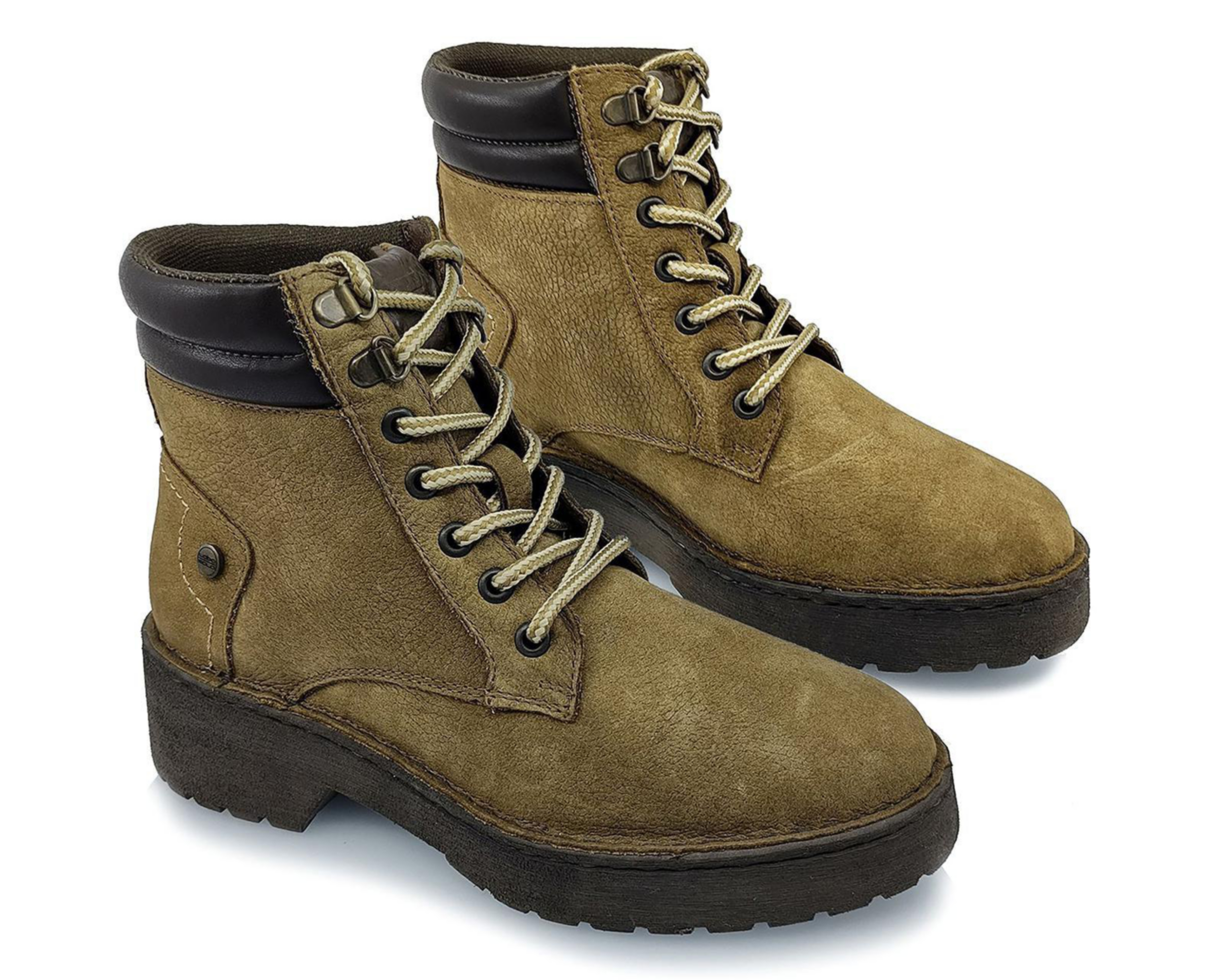 Foto 2 pulgar | Botas Urbanas Lobo Solo de Piel para Mujer