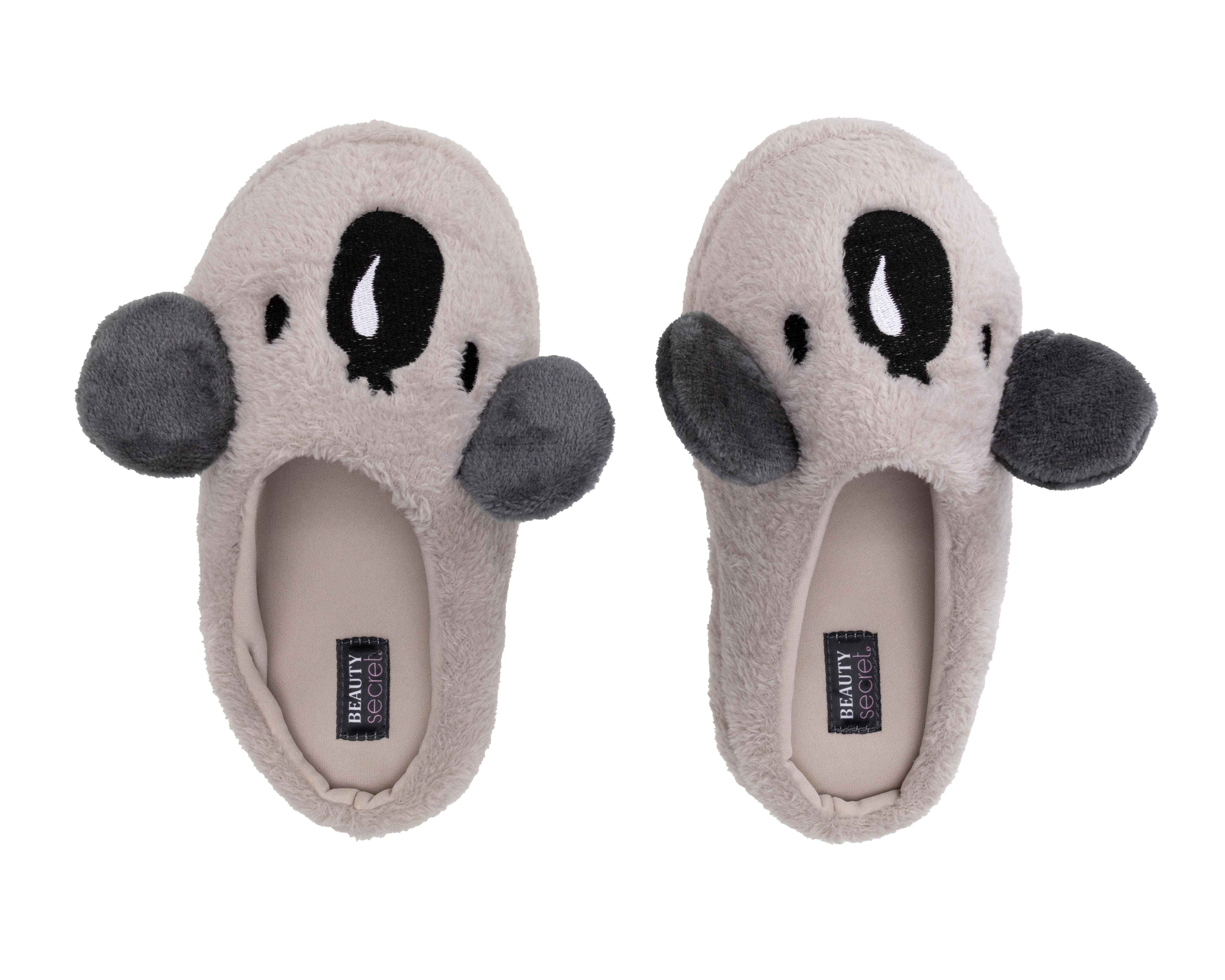 Foto 4 pulgar | Pantuflas Beauty Secret Koala para Mujer