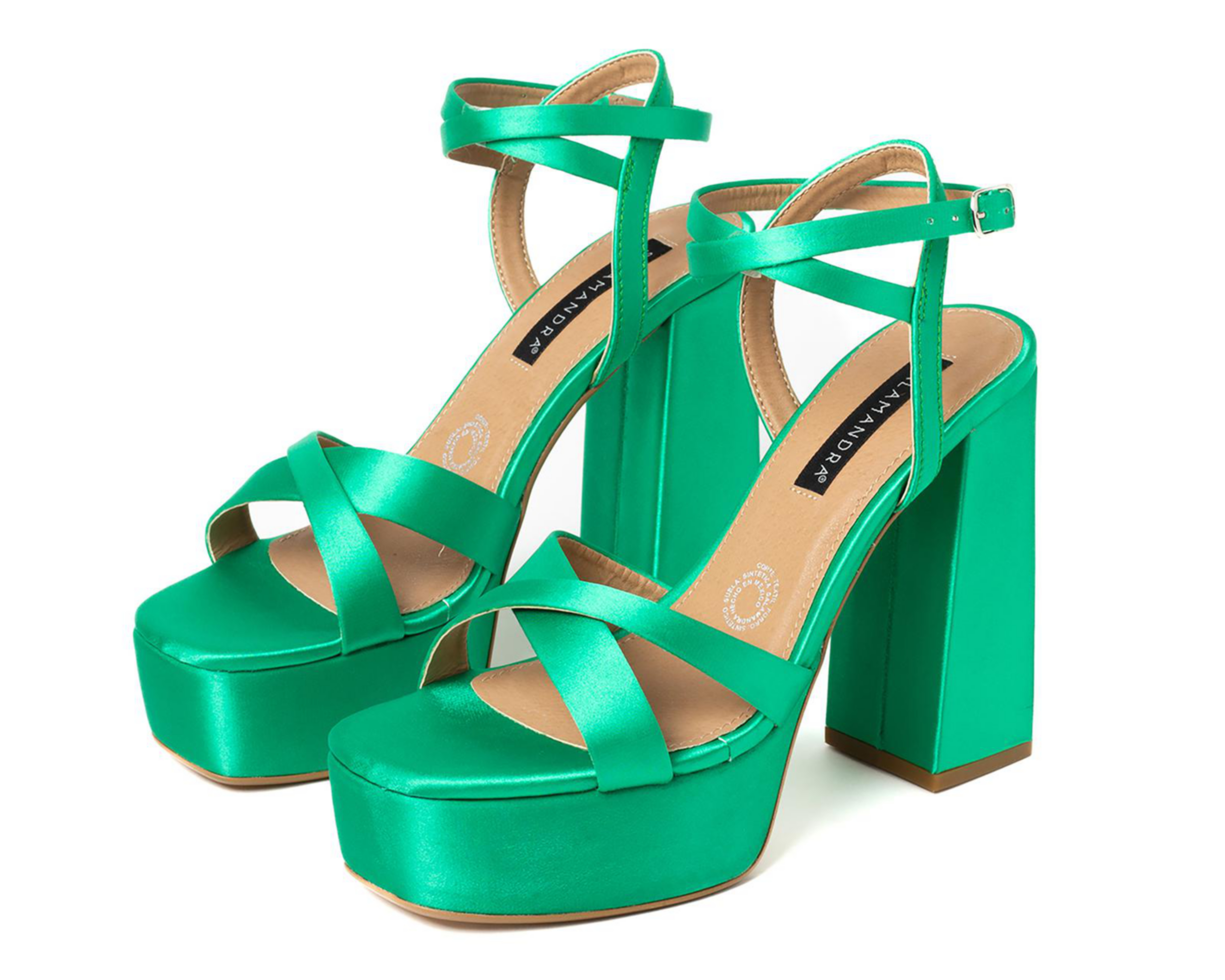 Sandalias de Tacón Salamandra para Mujer