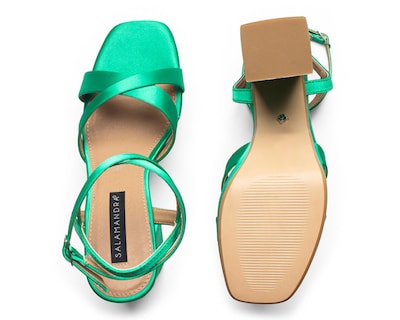 Foto 2 | Sandalias de Tacón Salamandra para Mujer