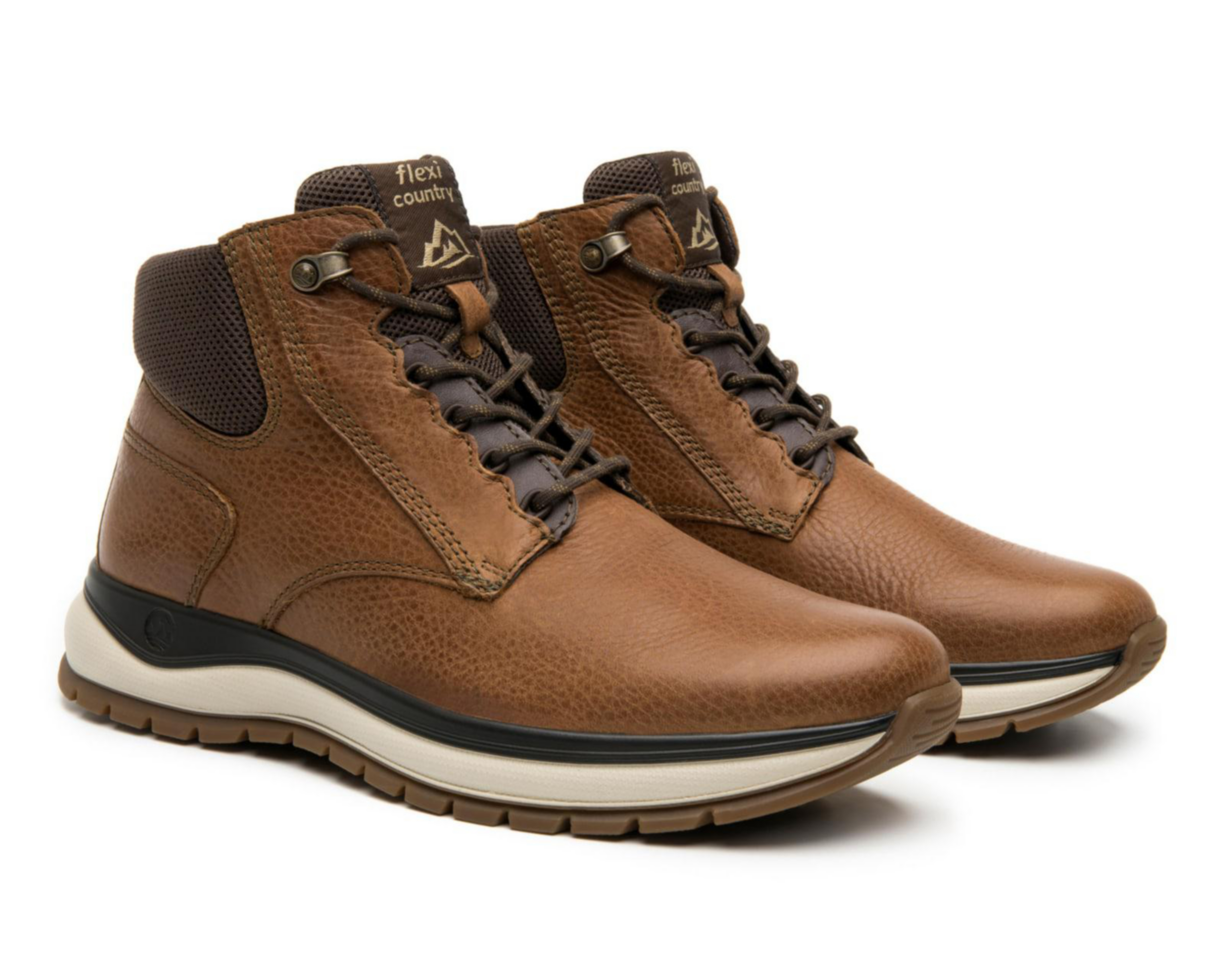 Foto 2 pulgar | Botas Outdoor Flexi de Piel para Hombre