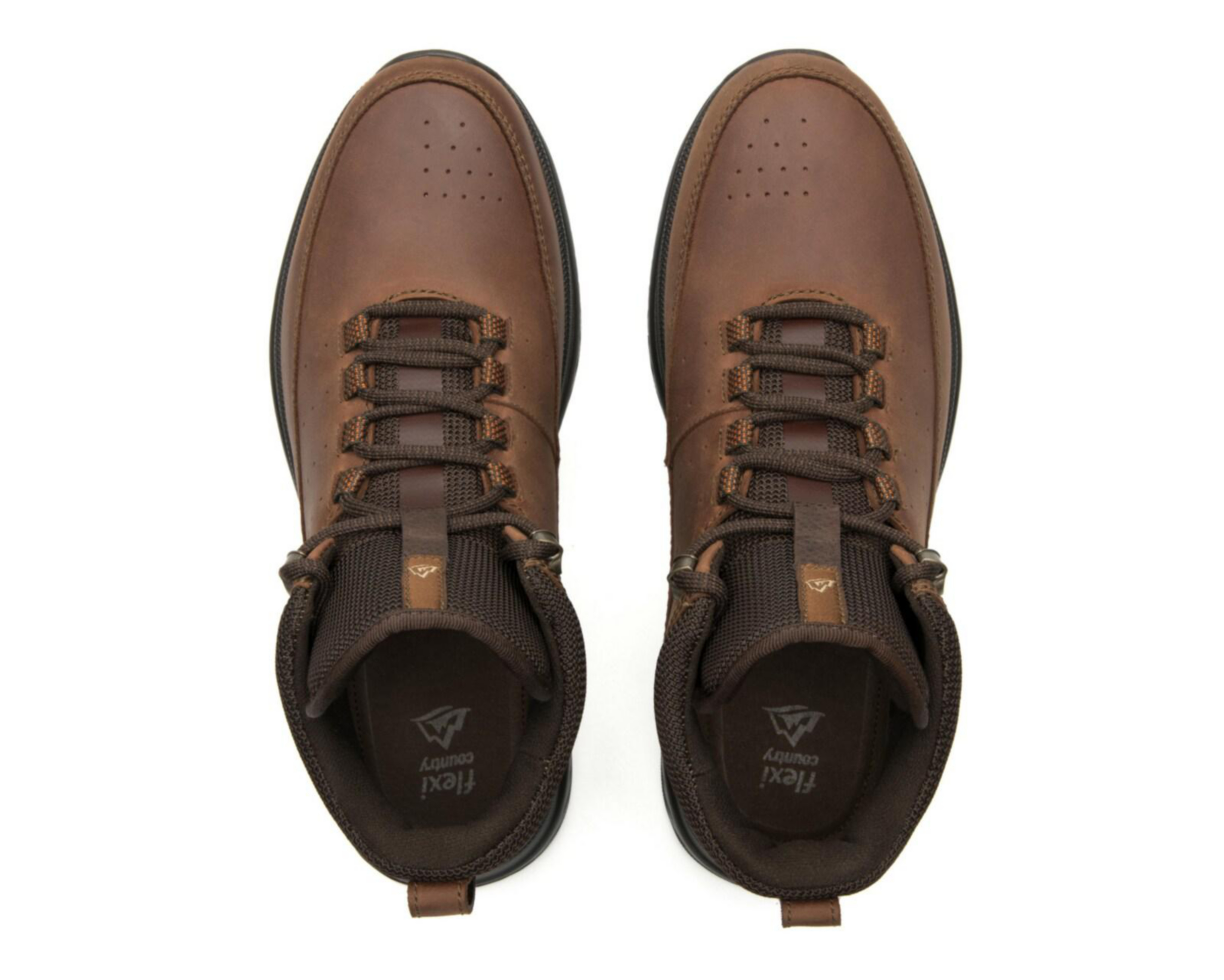 Foto 3 | Botas Outdoor Flexi de Piel para Hombre