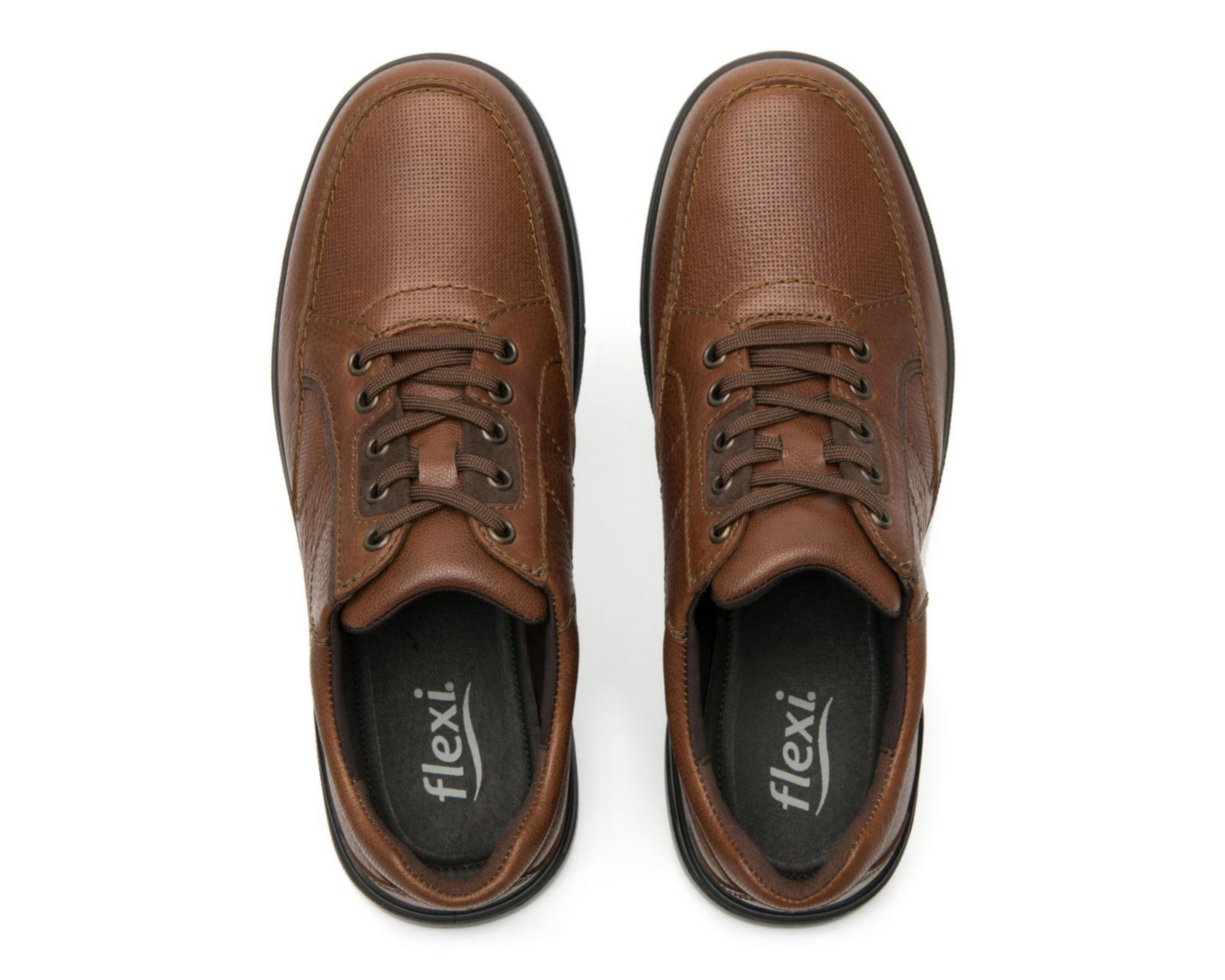 Foto 3 | Zapatos Casuales Flexi de Piel para Hombre