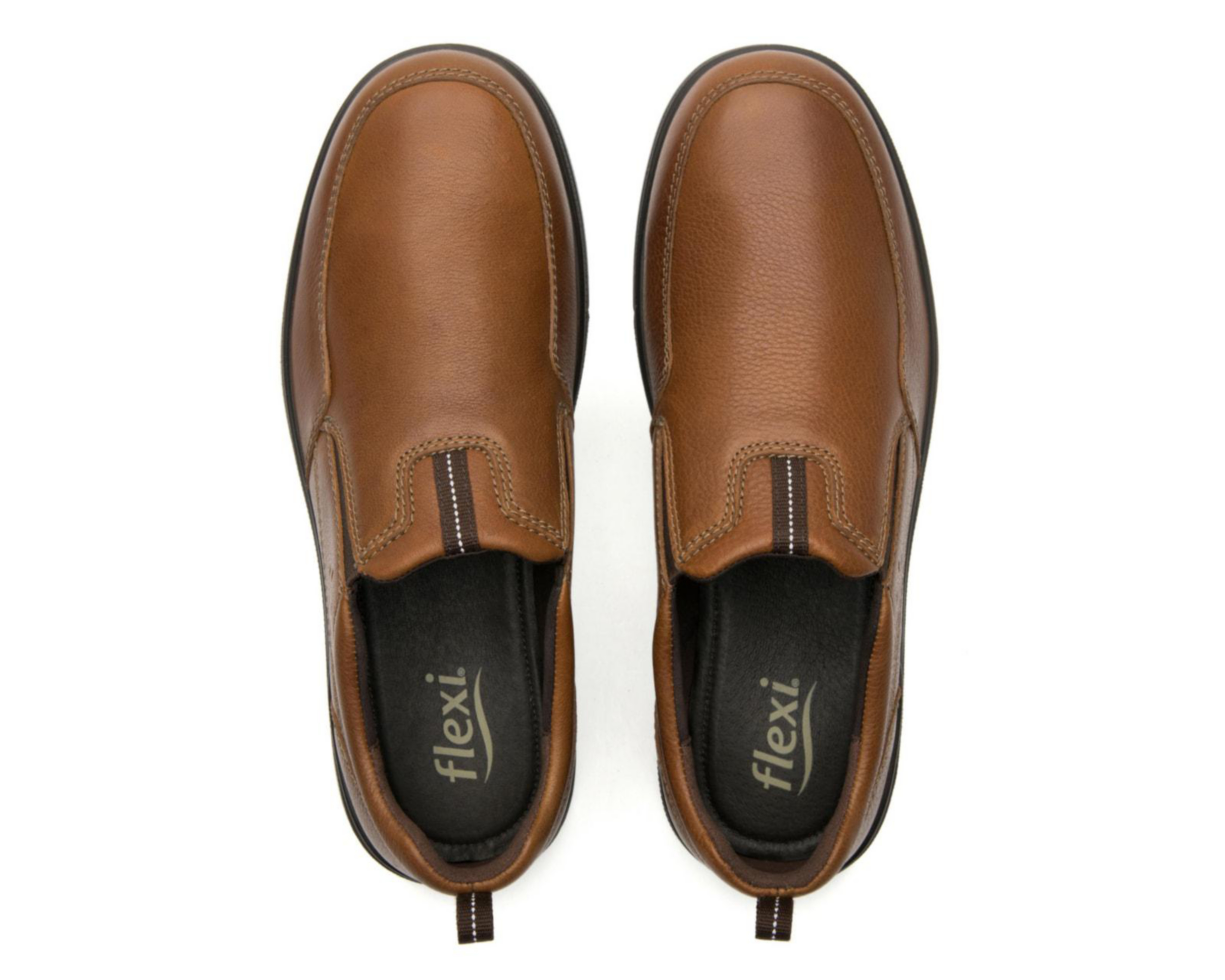 Foto 4 pulgar | Zapatos Casuales Flexi de Piel para Hombre