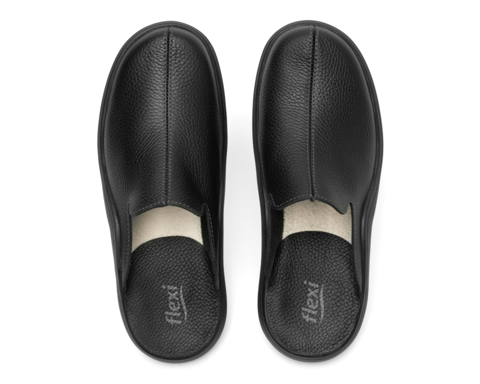 Foto 3 | Pantuflas Flexi de Piel para Hombre