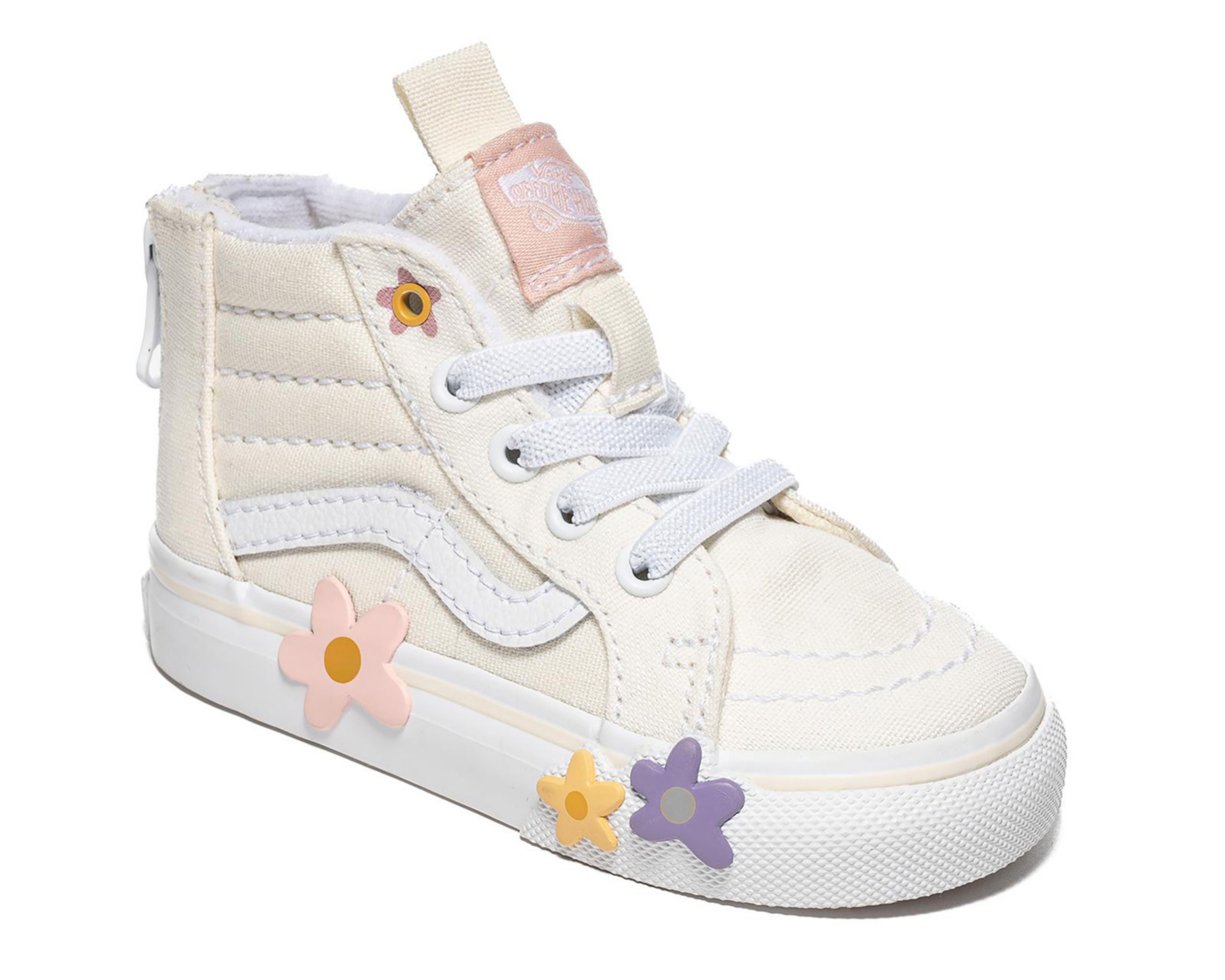 Foto 2 pulgar | Tenis Vans SK8-Hi Zip Flower para Niña